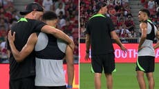 Moment Trent Alexander-Arnold told he will be Liverpool’s vice-captain