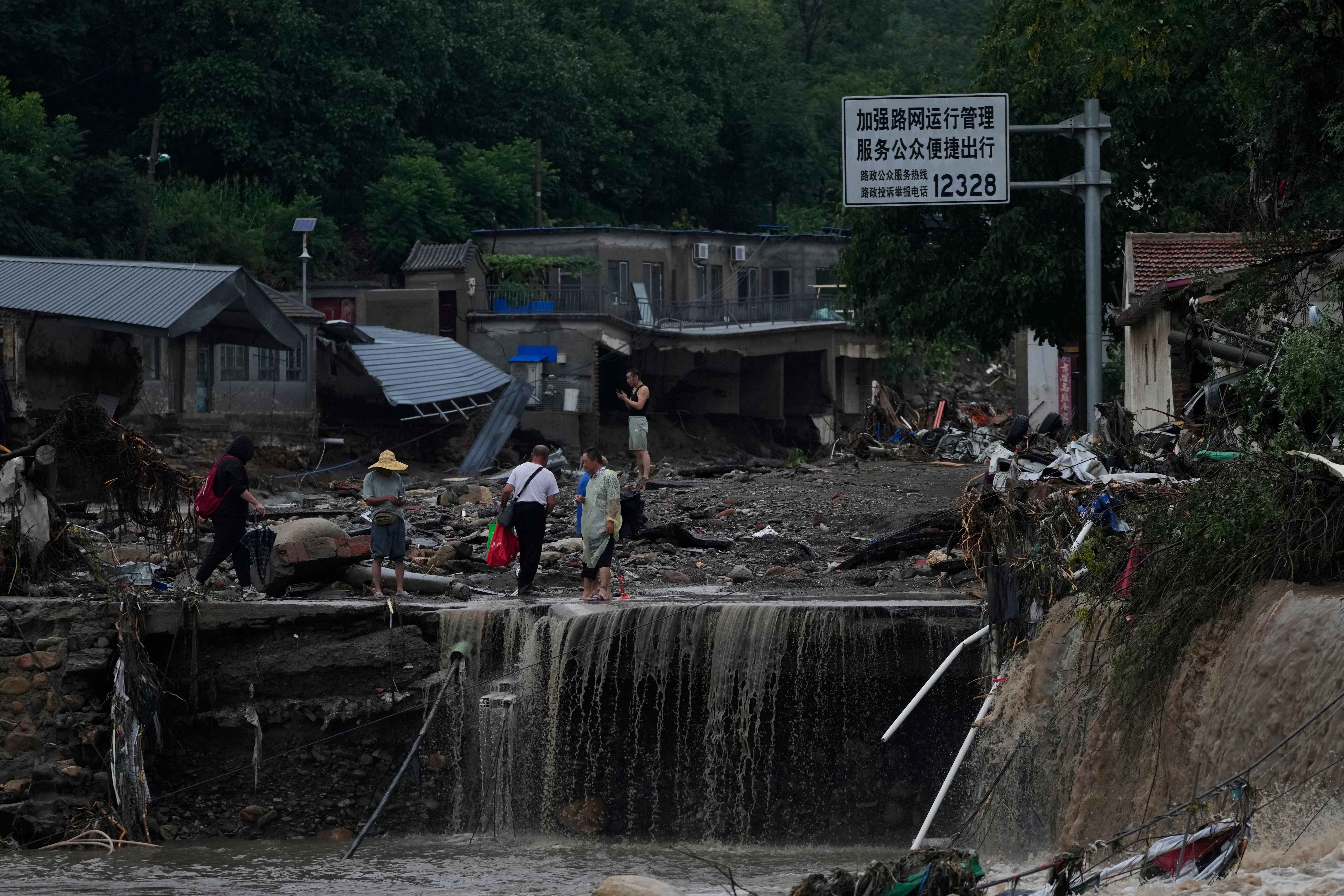 At least 20 dead and 27 still missing due to heavy rain in China after typhoon Doksuri’s landfall