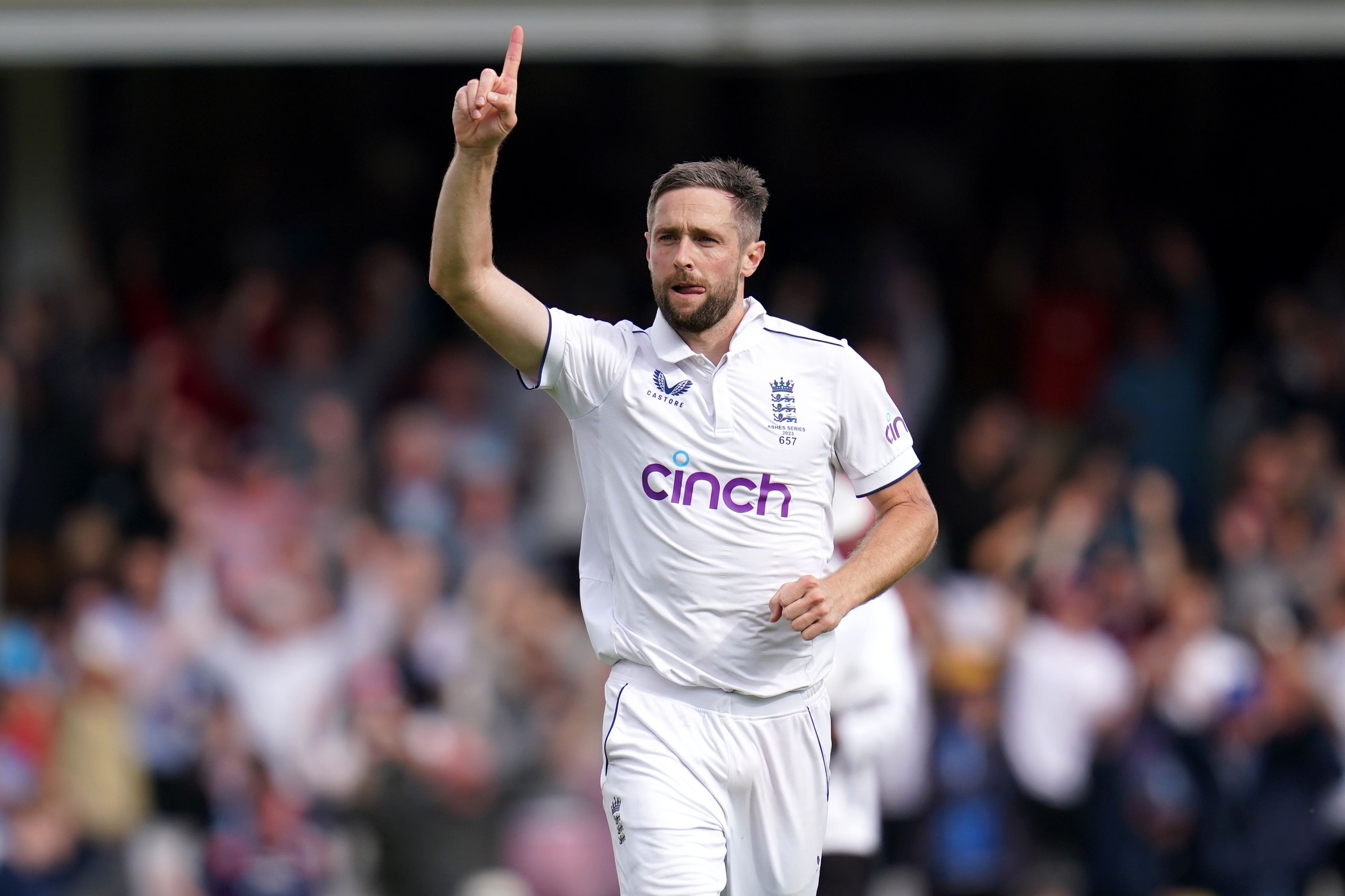 Chris Woakes was voted England’s player of the series (John Walton/PA)