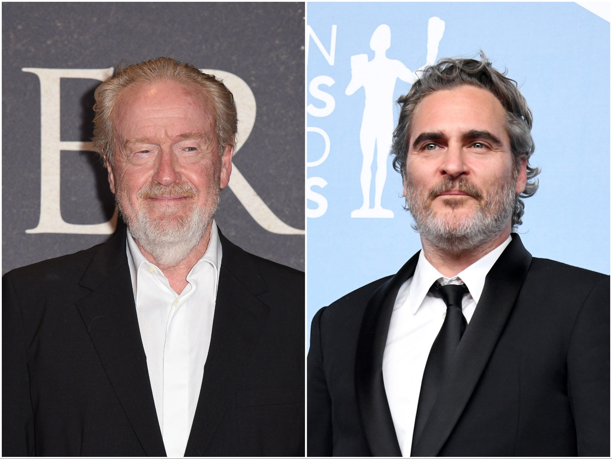 Ridley Scott and Joaquin Phoenix