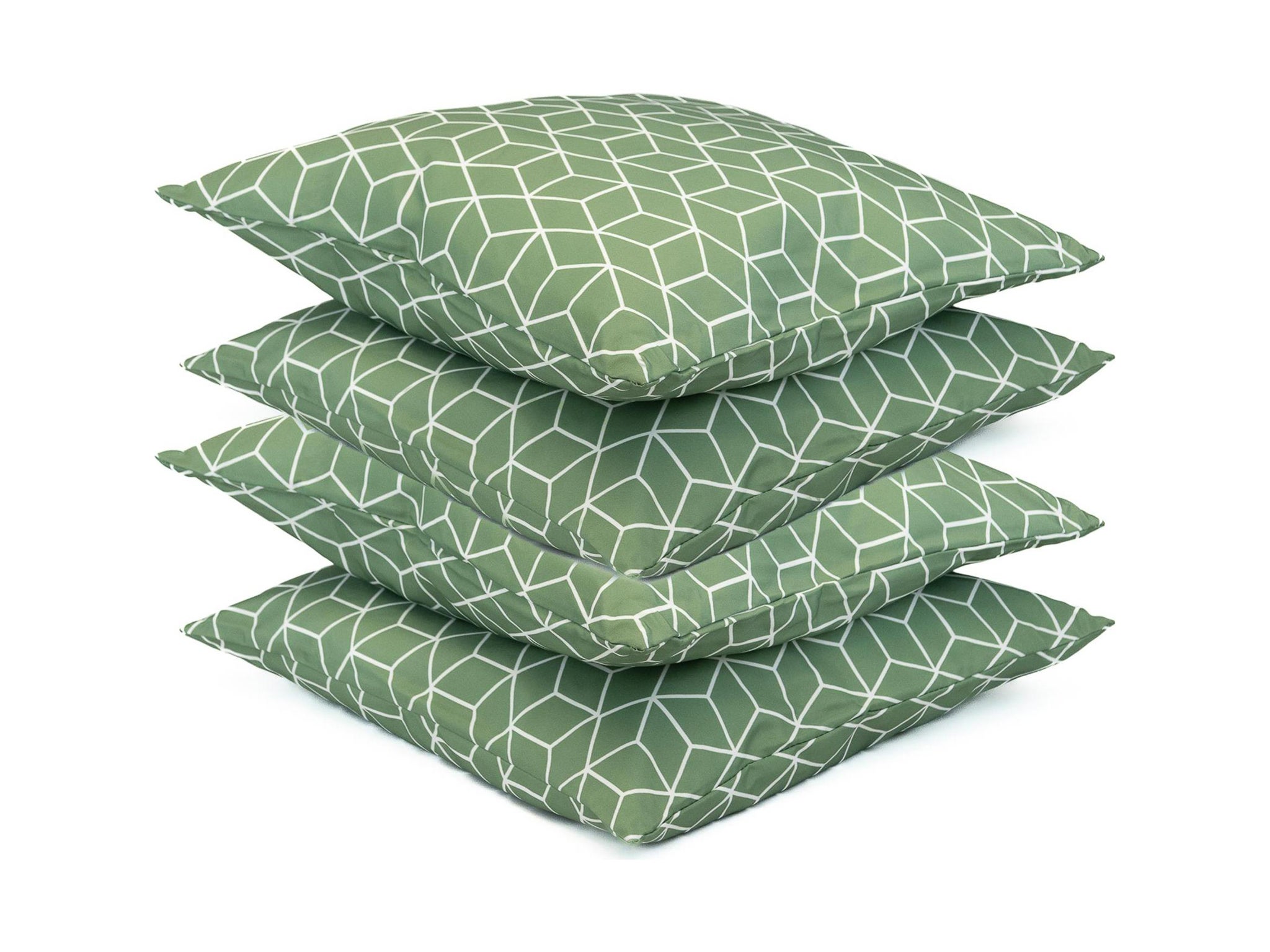 Habitat Streetwize Outdoor Cushion Green - Pack of 4.jpg