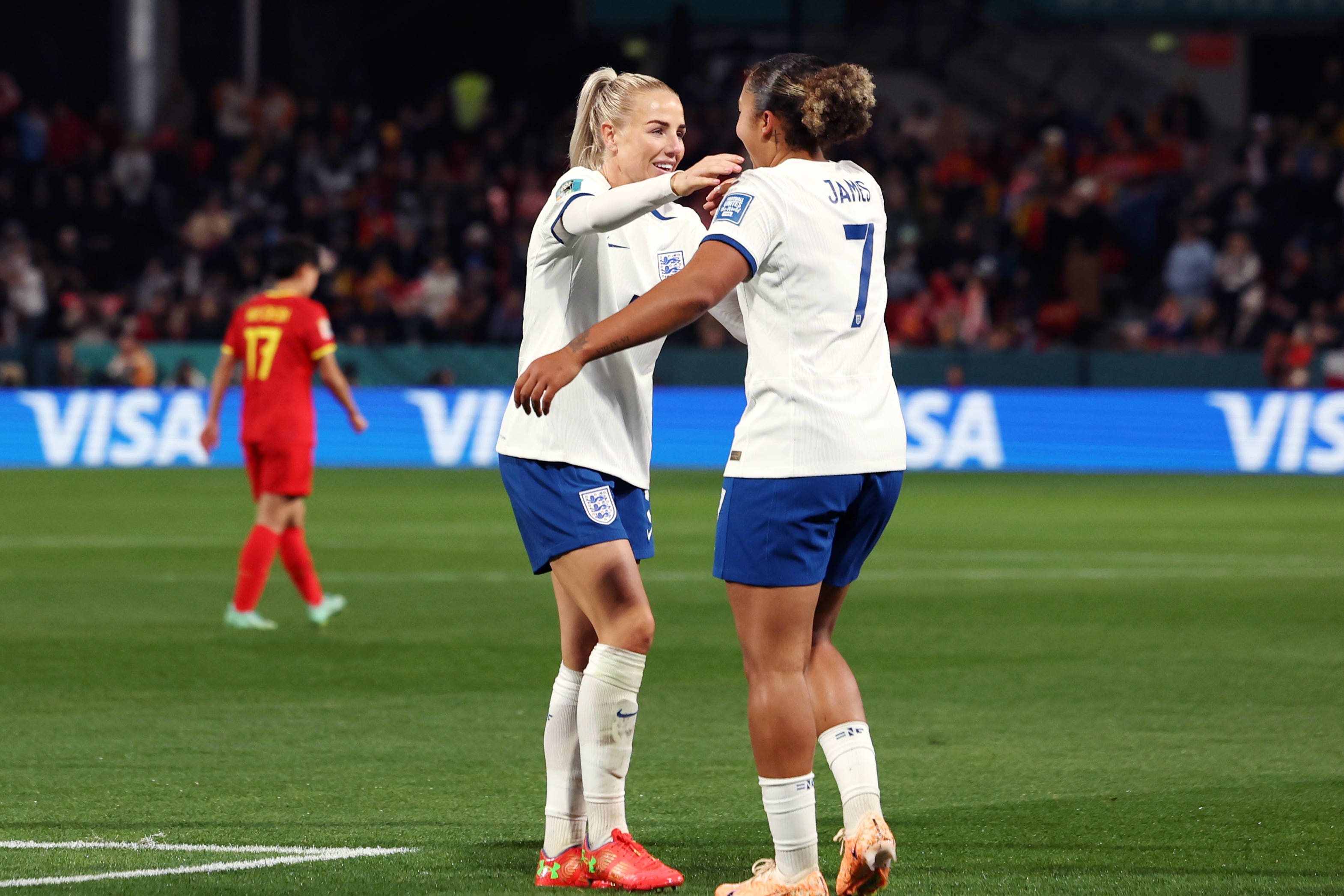 Lauren James was involved in five goals in England’s Women’s World Cup win over China (Isabel Infantes/PA)