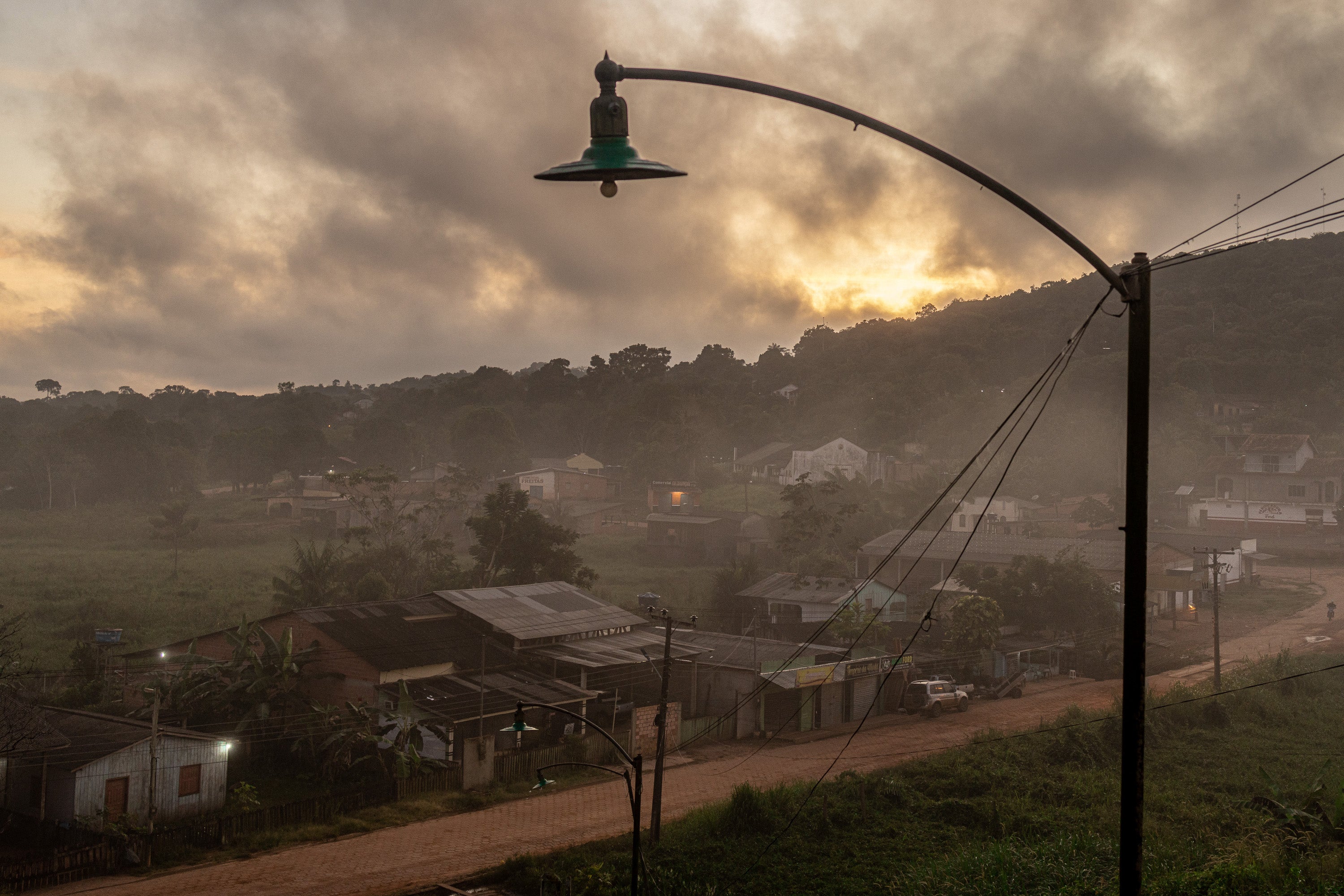 Sunrise in Fordlândia, Brazil