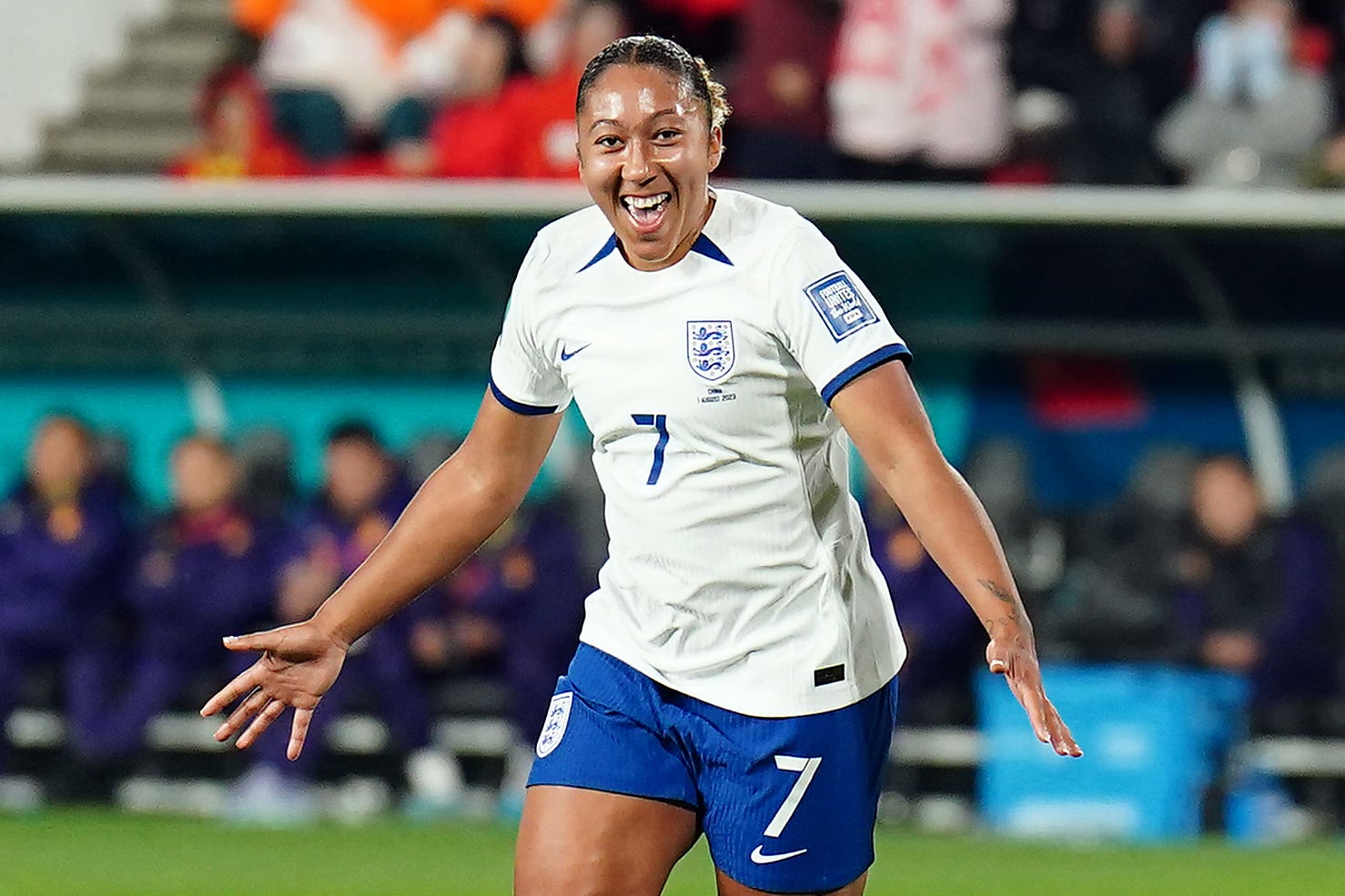 Lauren James has been the breakout star of the tournament for England so far (Zac Goodwin/PA)