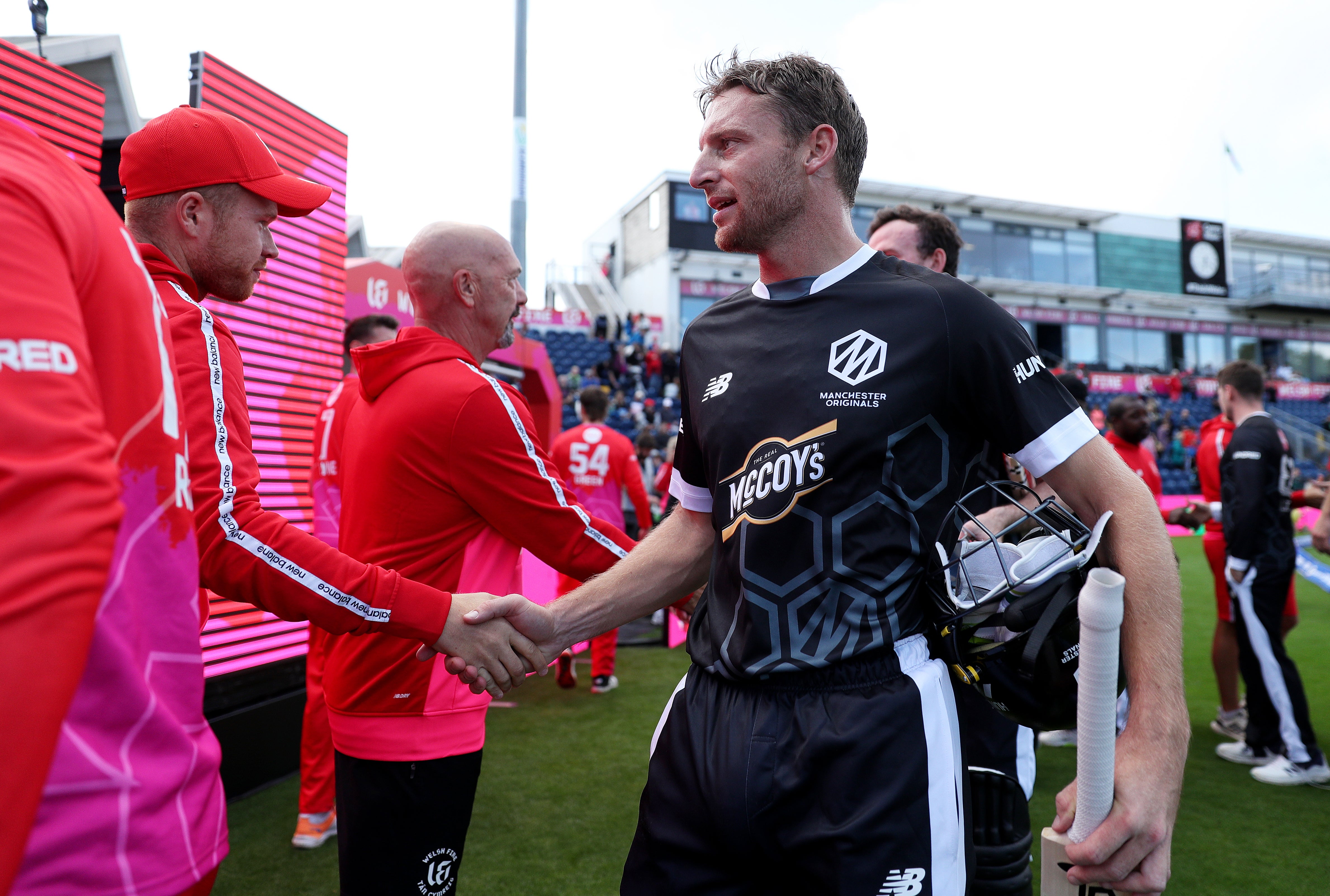 Jos Buttler scored 37* but couldn’t get his team over the line at Sophia Gardens