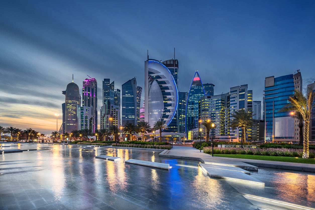 West Bay is one of the main parts of the Corniche