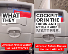 American Airlines pilot praised for candid announcement on passengers behaviour: ‘Nobody wants to hear your video’