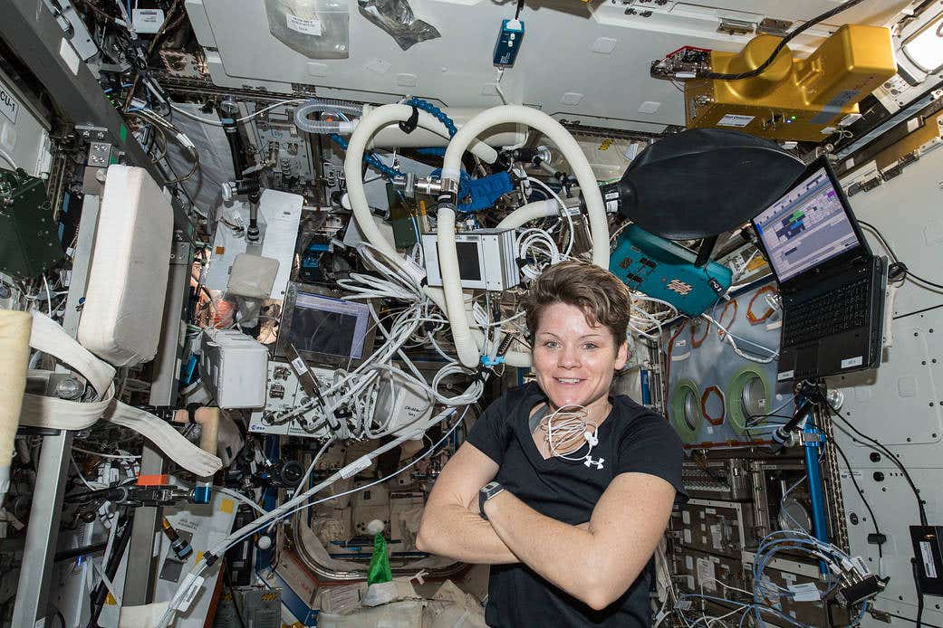 Anne McClain on the International Space Station (NASA/PA)