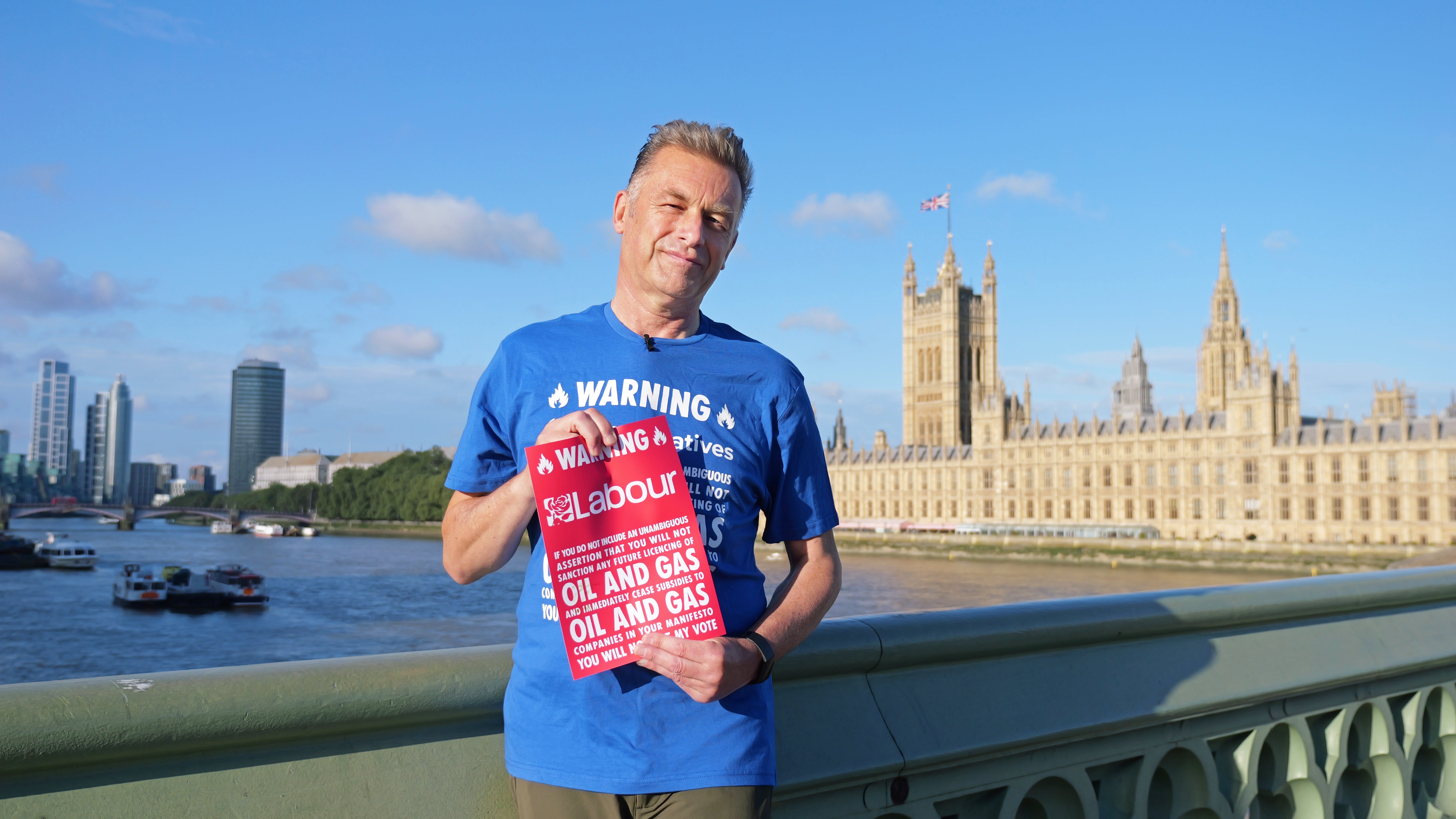 Chris Packham accuses government of playing ‘political football’ with green policies as he launches new campaign