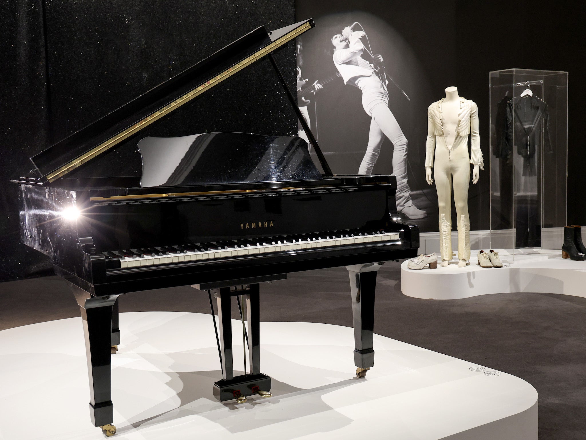 Freddie Mercury's Yamaha baby grand piano is estimated to go for between £2m and £3m