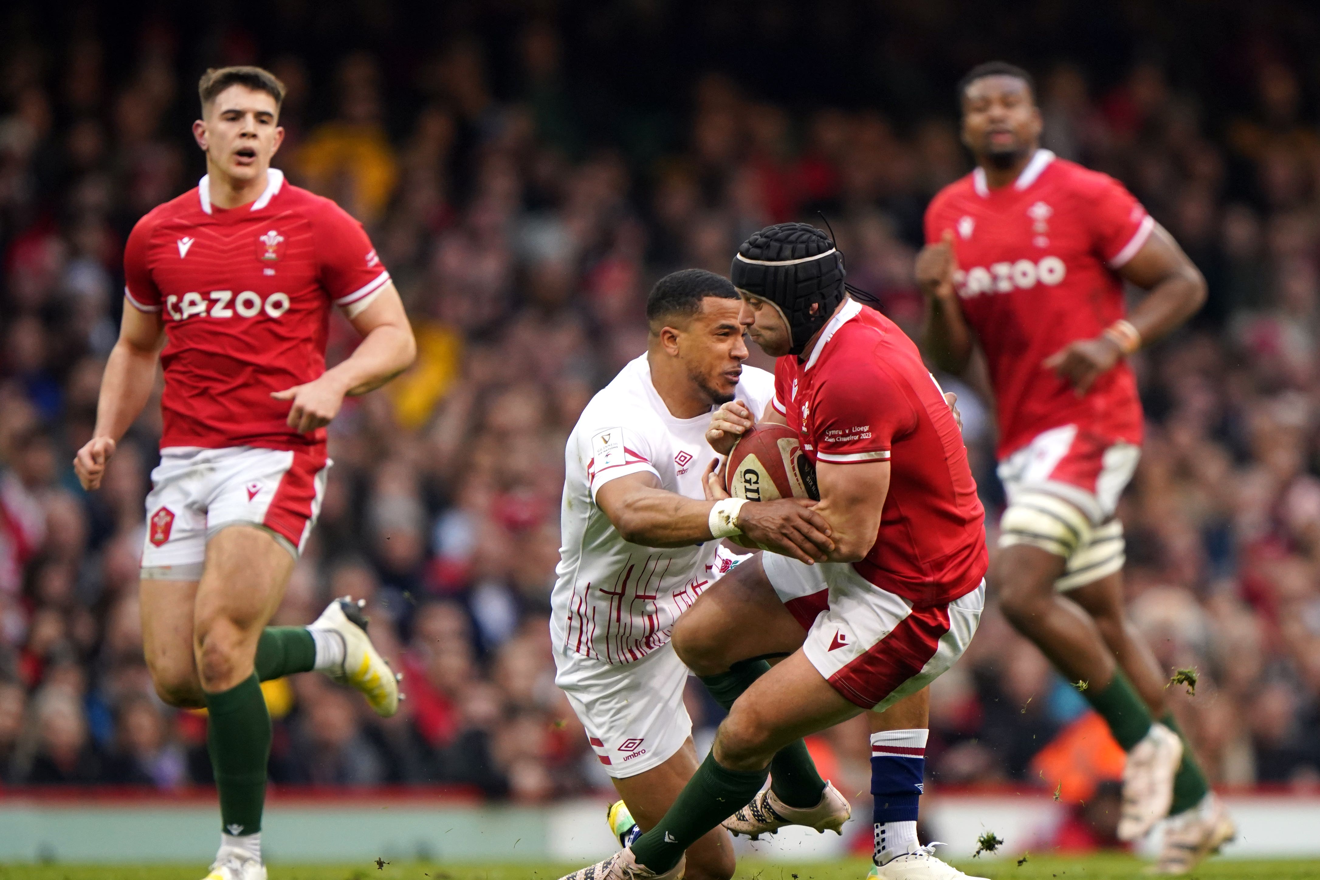 Wales and England meet in an opening World Cup warm-up game (Joe Giddens/PA)