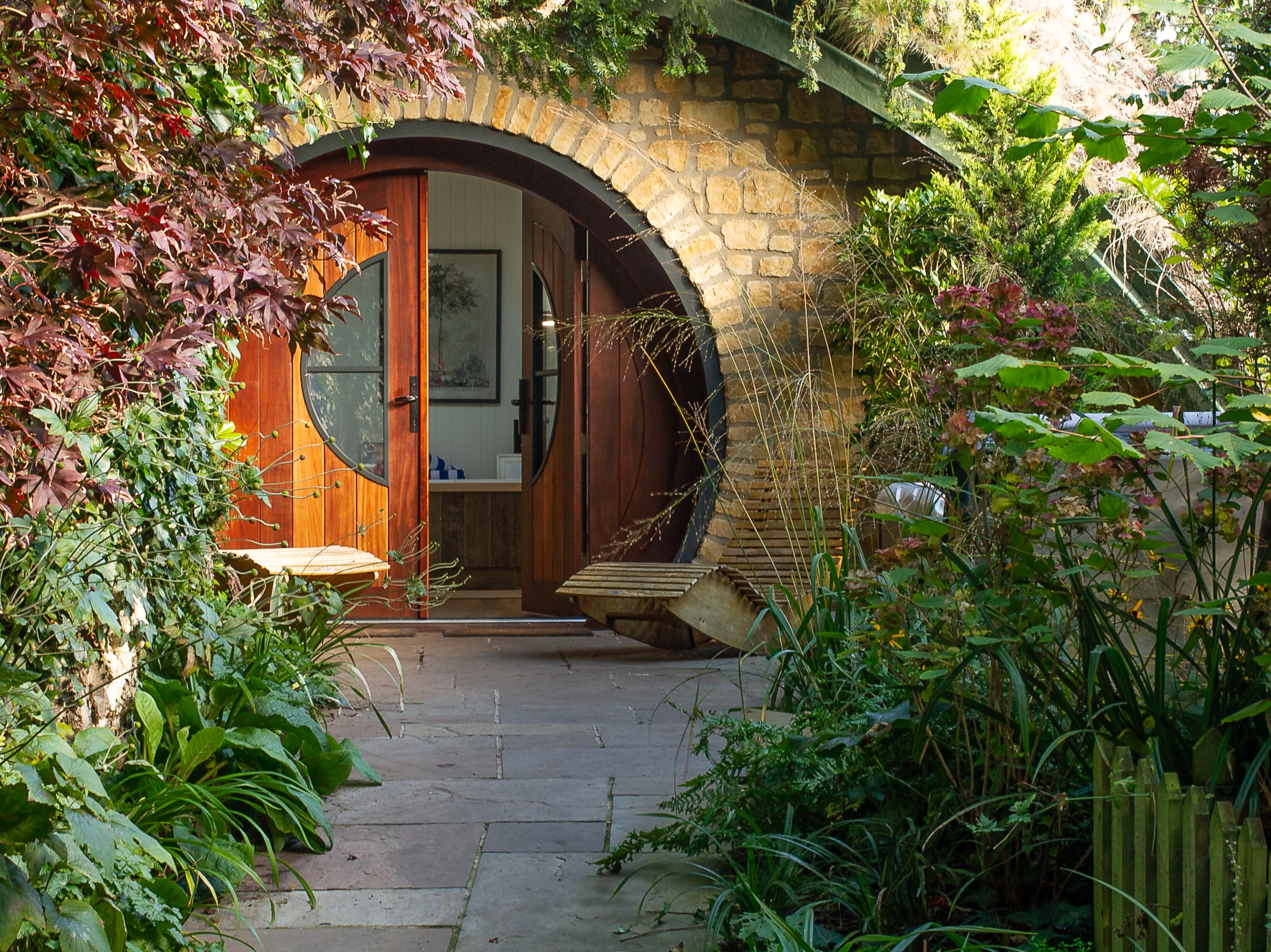 Dorset or Tolkein’s Shire? Outside The Eastbury’s petite spa there are Middle Earth vibes