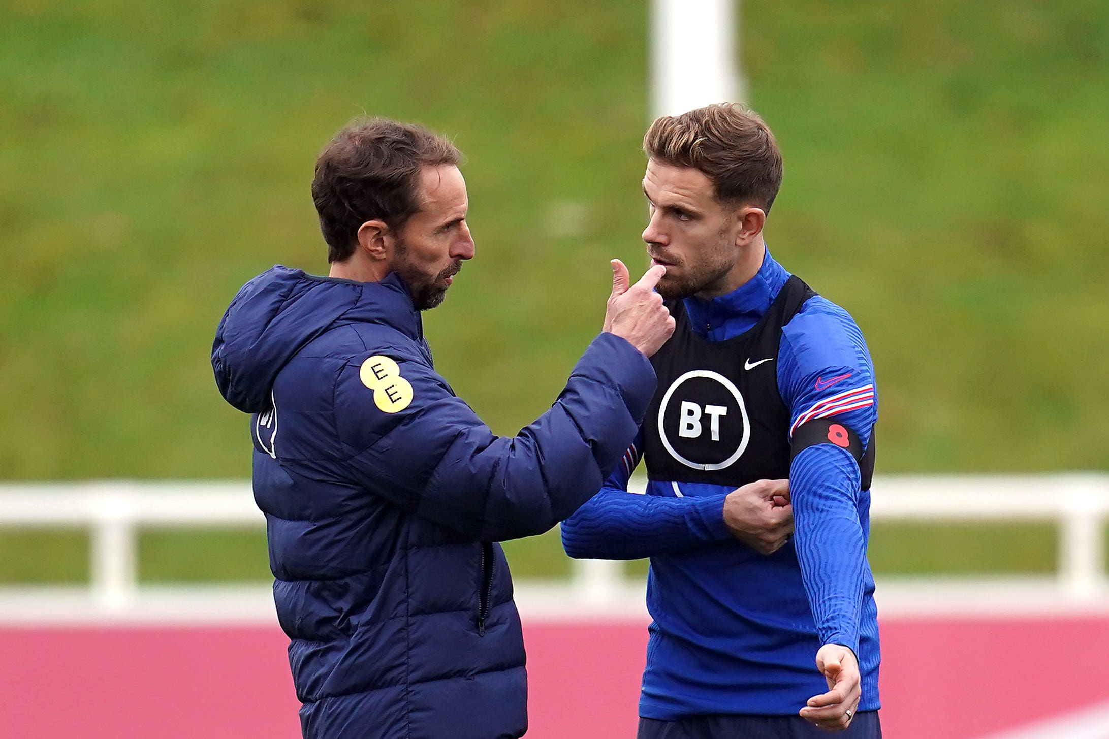 Gareth Southgate, left, says he understands criticism surrounding Jordan Henderson’s move to Saudi Arabia (Nick Potts/PA)