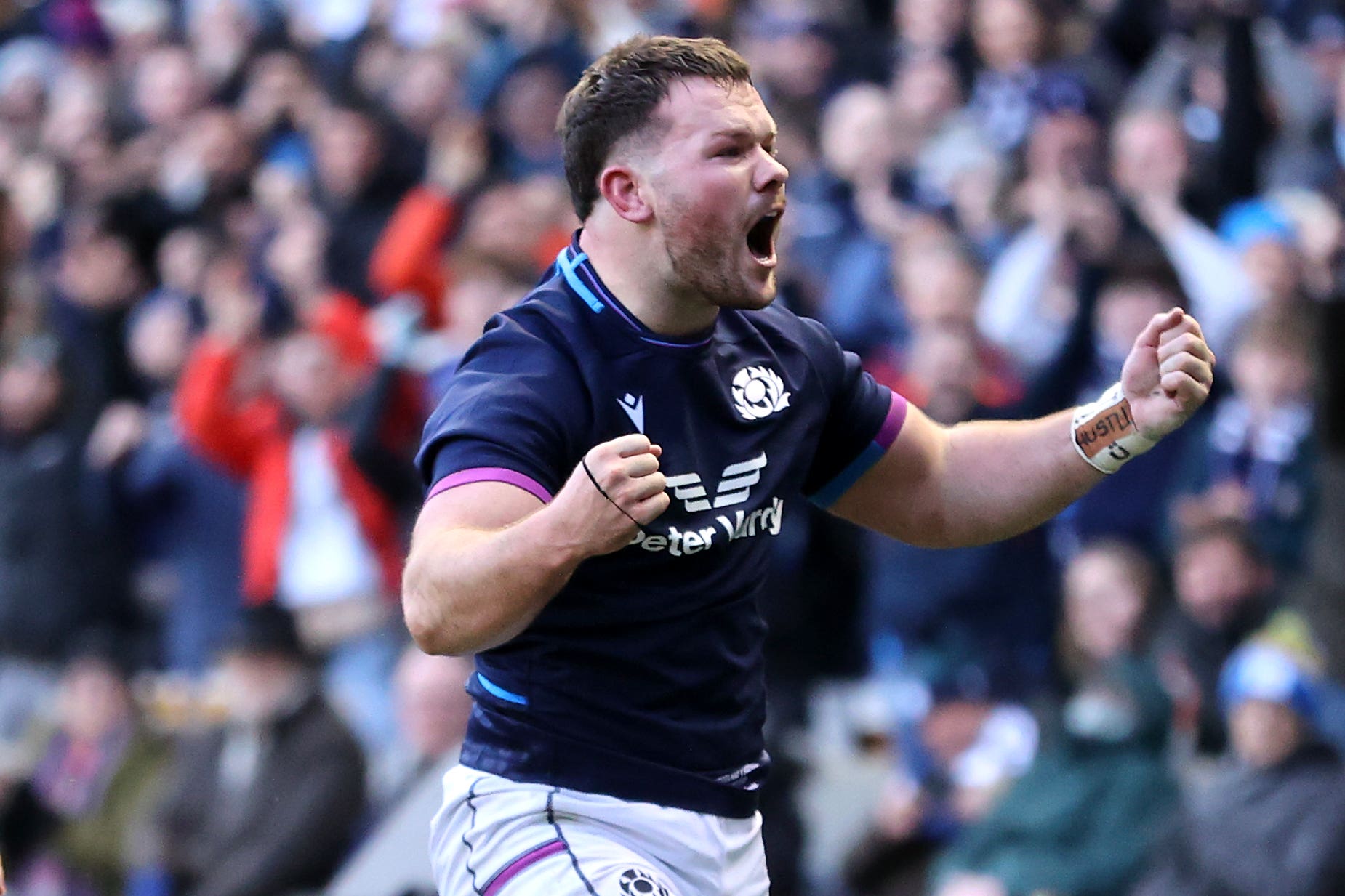 Ewan Ashman scored a debut try against Australia in 2021 (Steve Welsh/PA)