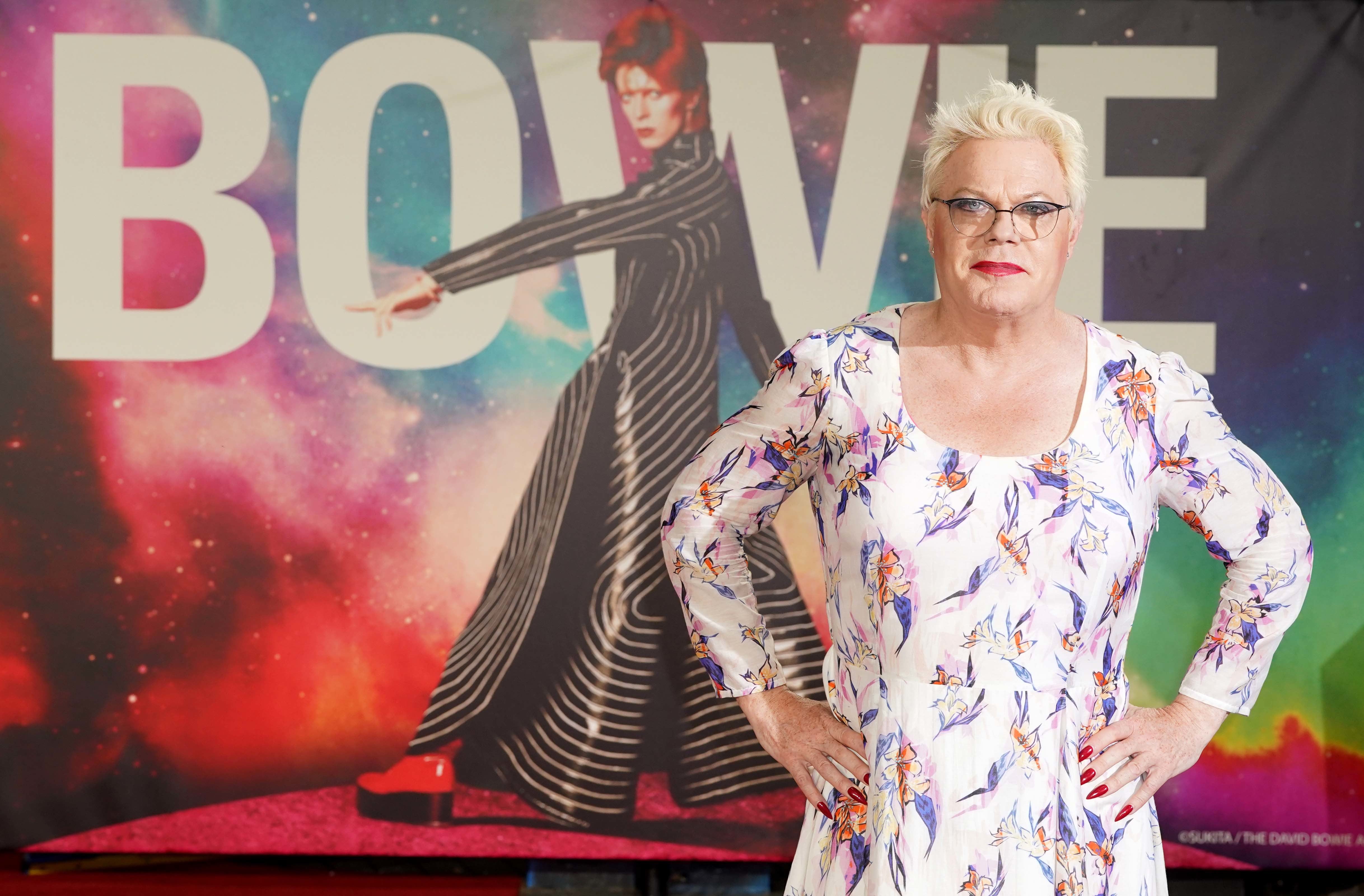 Eddie Izzard arriving for the London premiere of Moonage Daydream at the BFI Imax Waterloo in London, September 2022