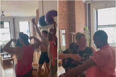 Ryan Gosling surprises Greta Gerwig with Barbie-themed flash mob for her birthday