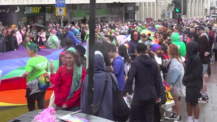 Brighton Pride in full swing despite Storm Antoni winds