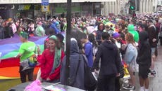 Brighton Pride celebrations in full swing despite Storm Antoni winds