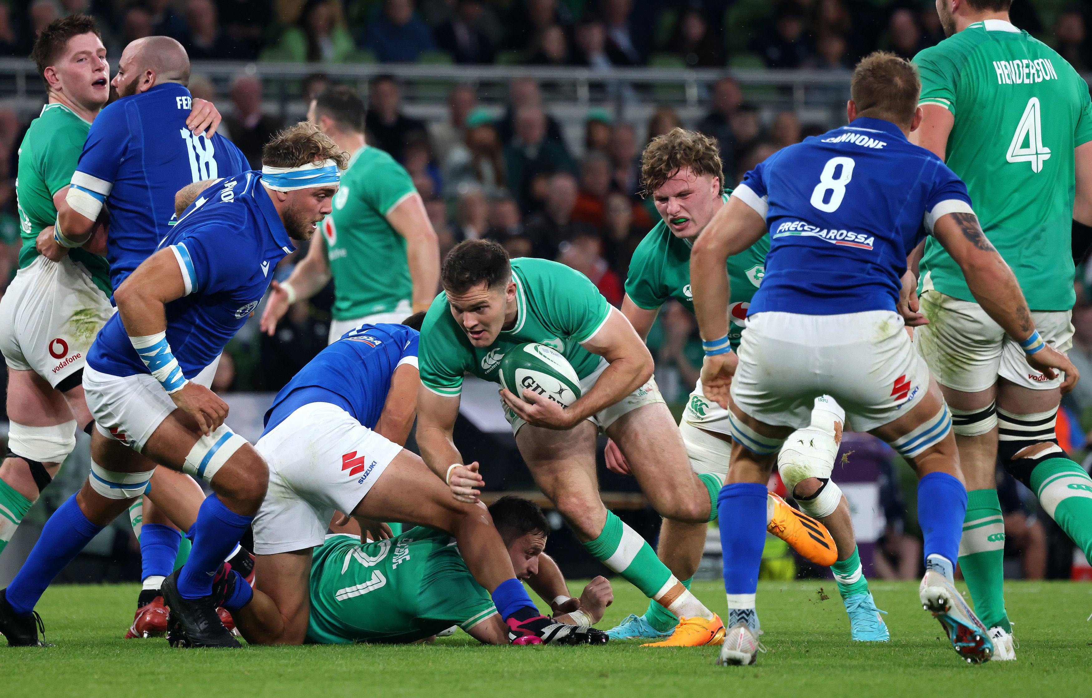 Ireland impressed in victory over Italy