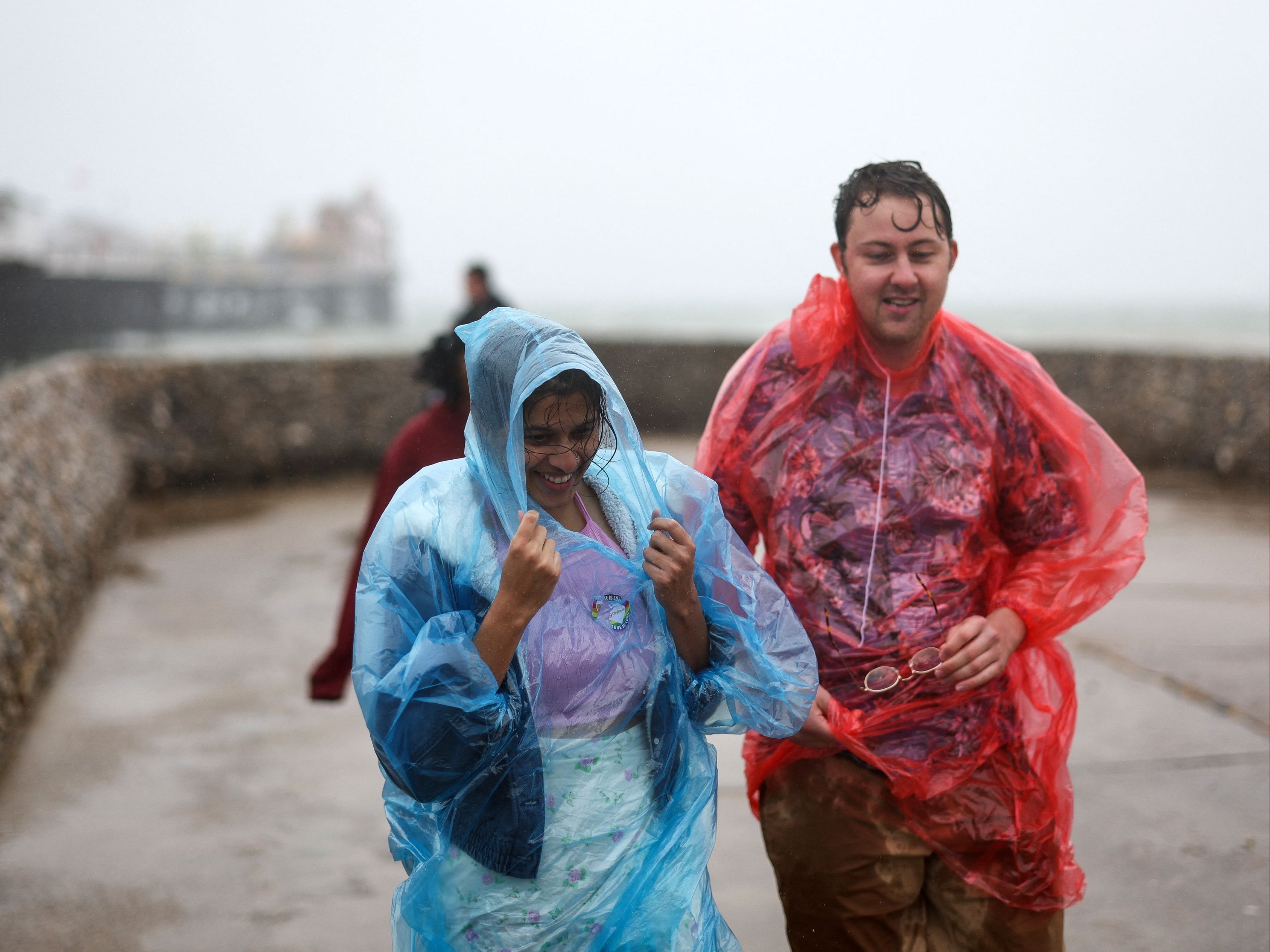 Brighton as Storm Antoni brings rain and high winds