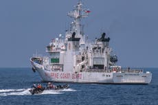 Philippines claims China used water cannon on boats in South China Sea