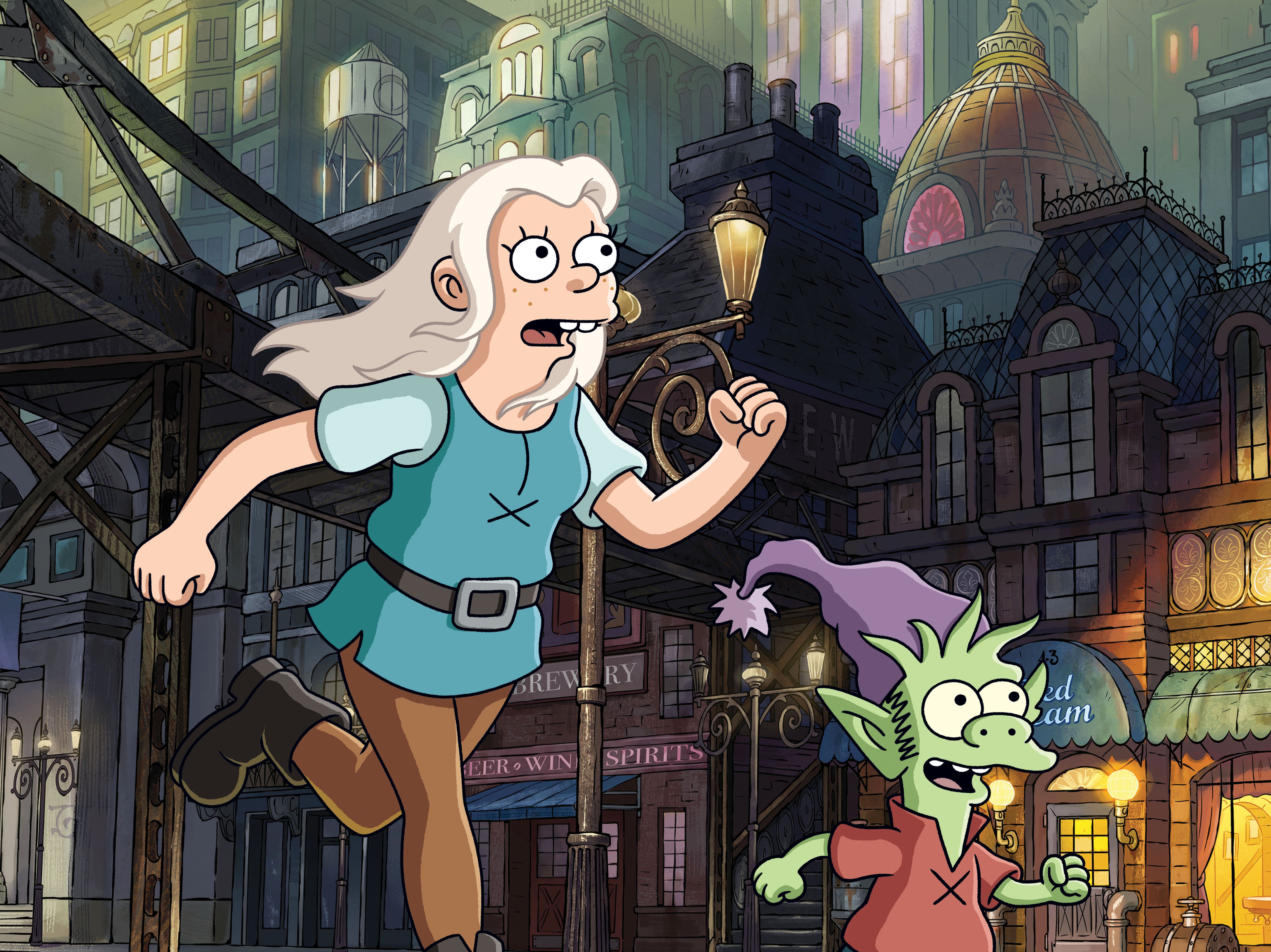 Bean and Elfo in ‘Disenchantment'