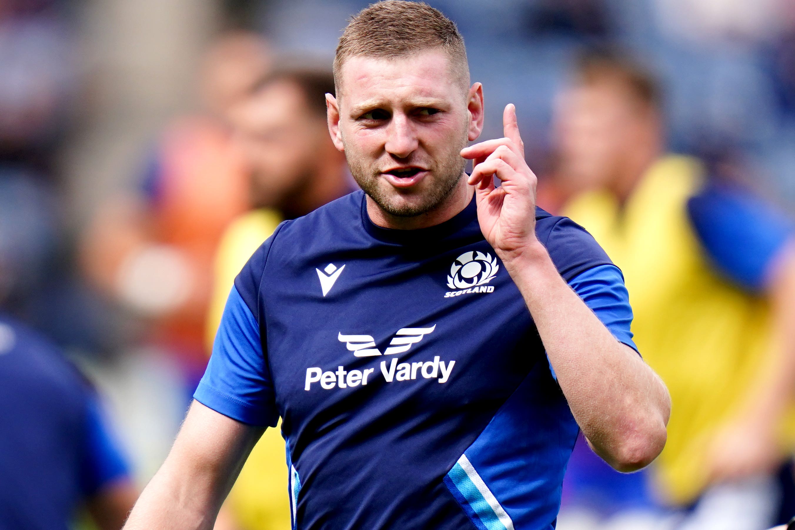 Finn Russell is prepared to face a different task against France next week (Jane Barlow/PA)