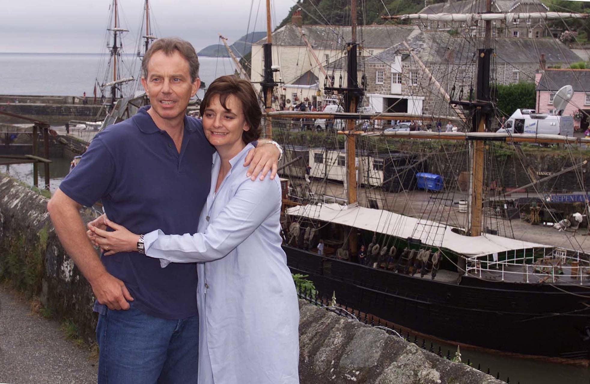 Tony and Cherie Blair holiday in Cornwall in 2001, one of their less controversial breaks