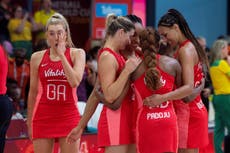 England netball team ‘gutted’ after losing to Australia in World Cup final