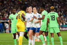 England vs Nigeria LIVE: Score and updates from Women’s World Cup as VAR denies Lionesses penalty