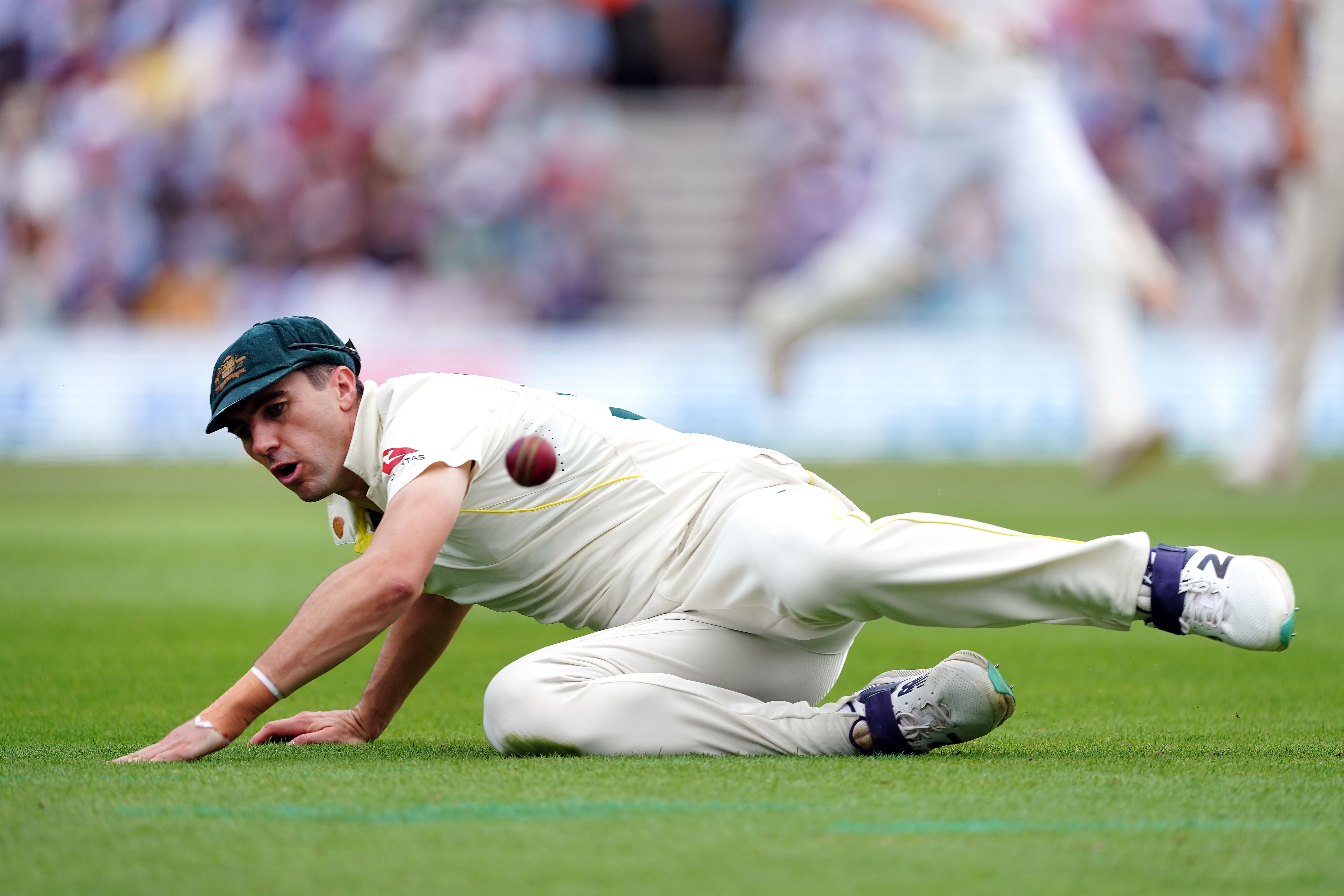 Pat Cummins injured his wrist during the Ashes