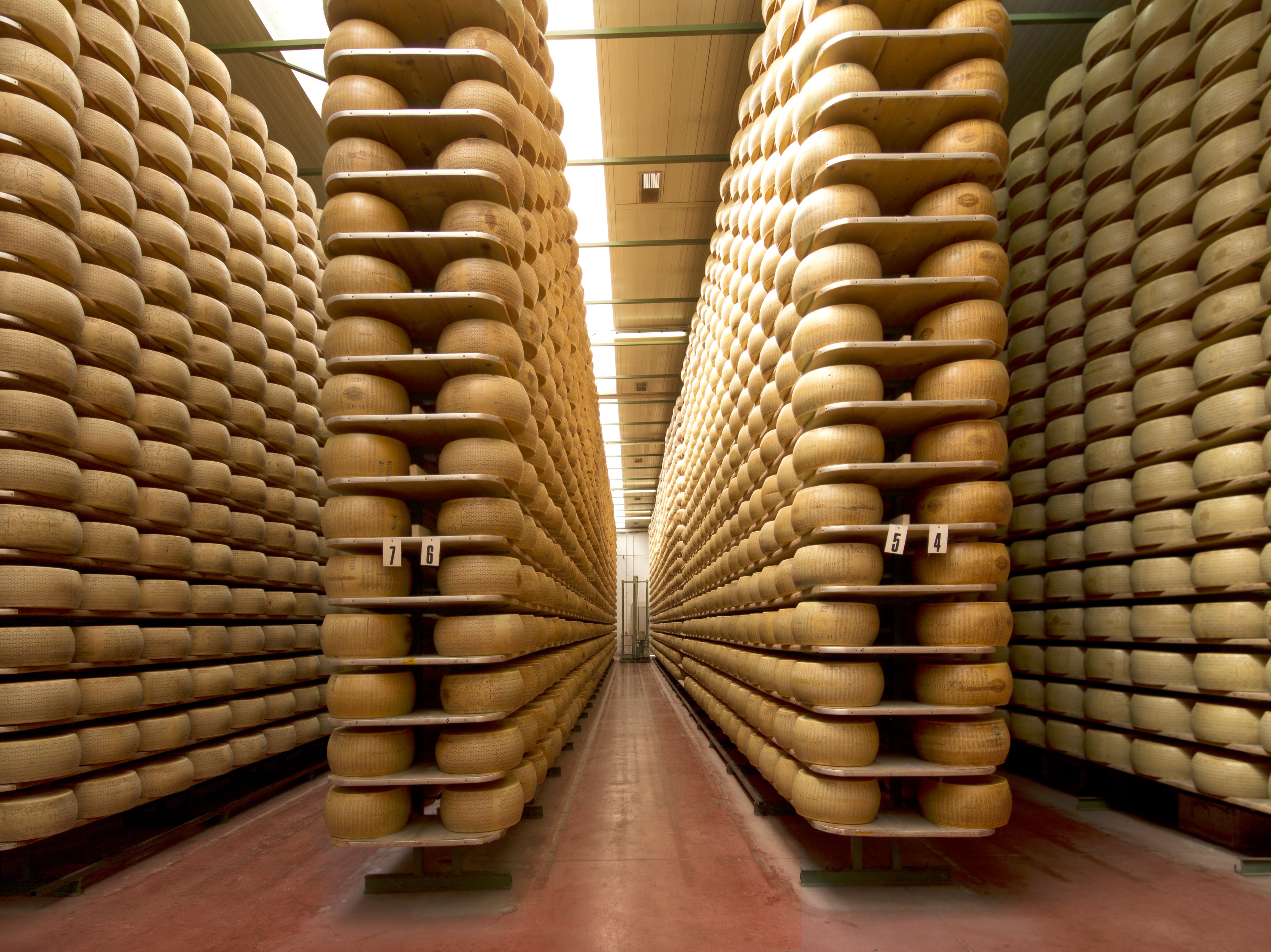 Italian man dies after being crushed by thousands of wheels of Gran Padano cheese