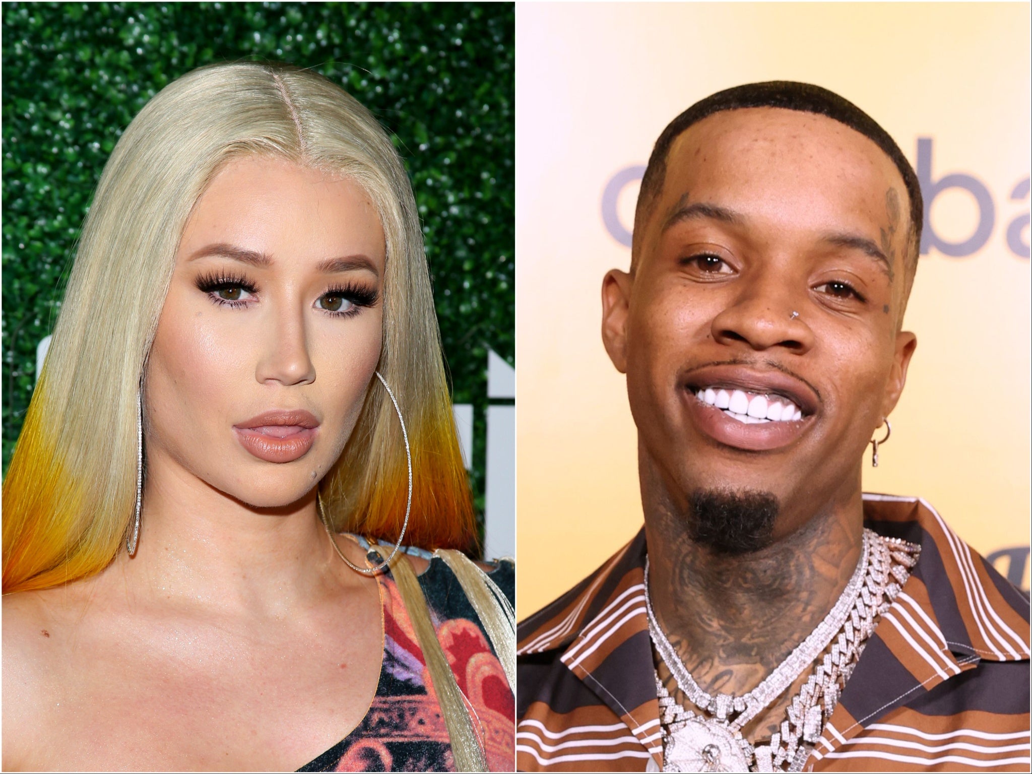 Iggy Azalea (left) and Tory Lanez