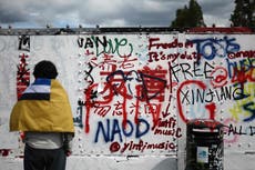 Graffiti war breaks out after Chinese Communist Party slogans appear on London’s Brick Lane