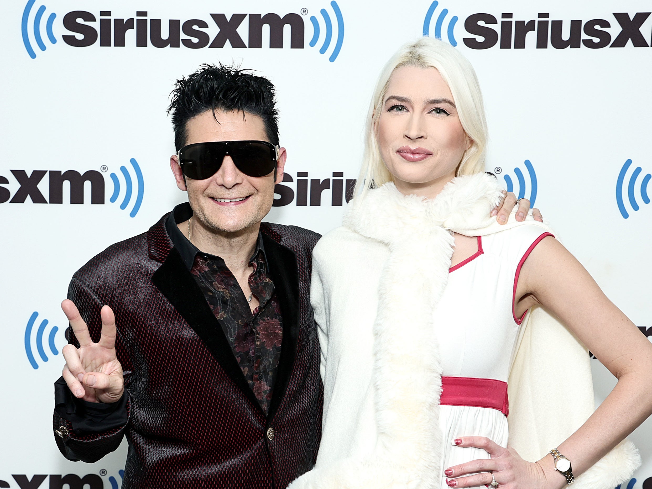 Corey Feldman and Courtney Anne Mitchell pictured in January 2023