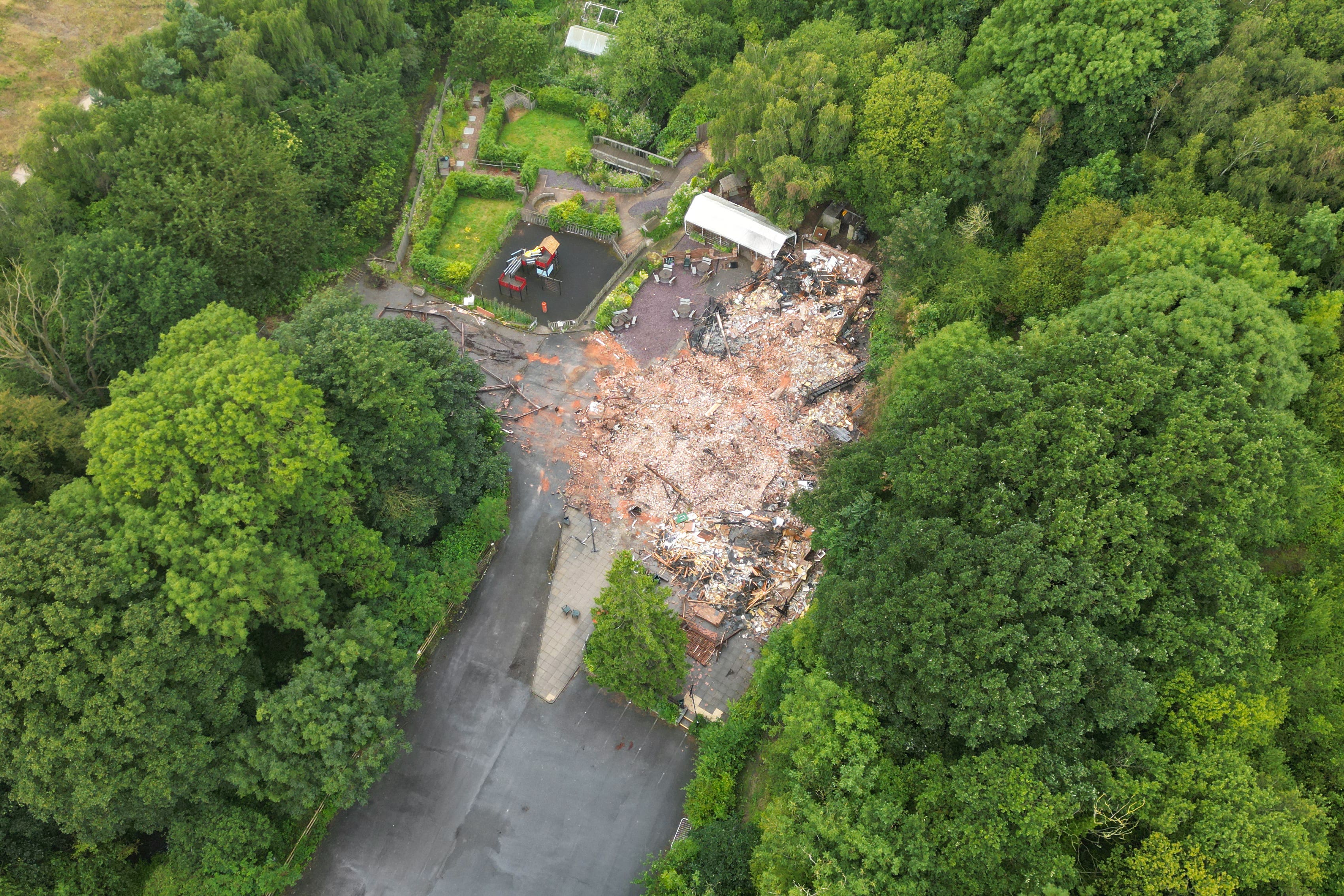 South Staffordshire council described the demolition as ‘completely unacceptable’ (David Davies/PA)