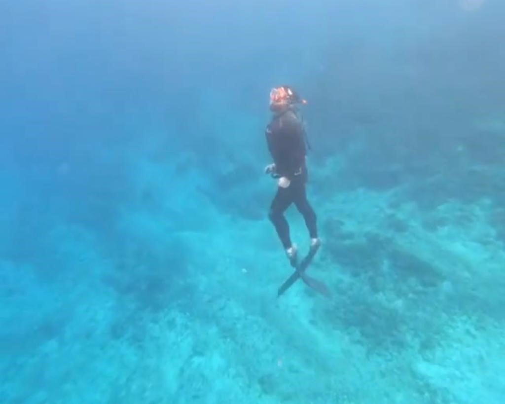 Martin was a keen free diver having done it before in Thailand and Vietnam