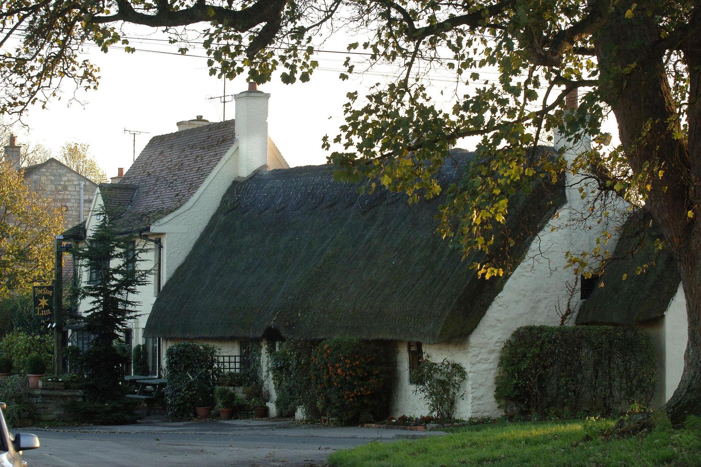 The Star Inn pub, Harome, in 2005 – before the blaze which wrecked it in 2021 (John Giles/PA)