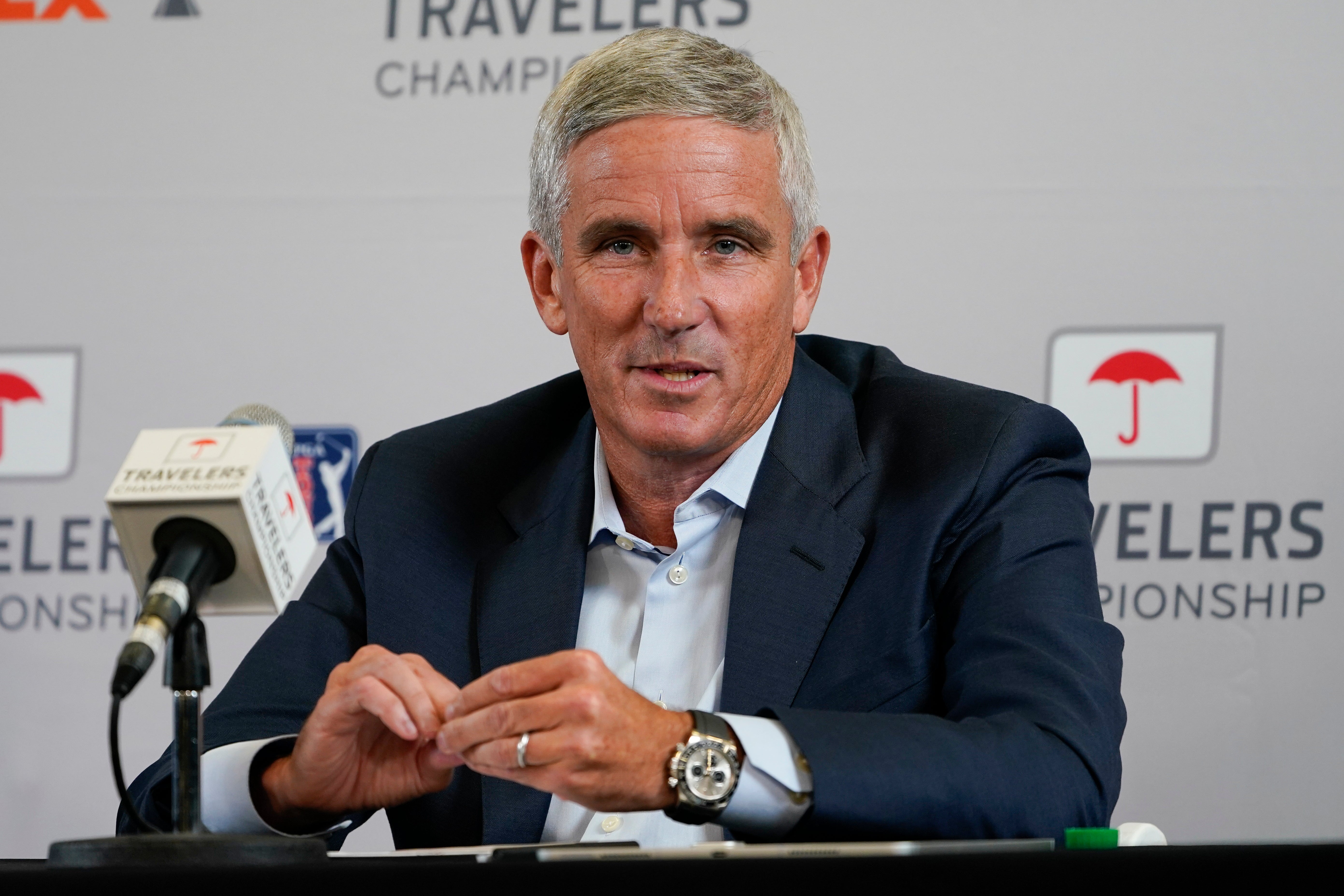 PGA Tour commissioner Jay Monahan has become one of golf’s most divisive figures