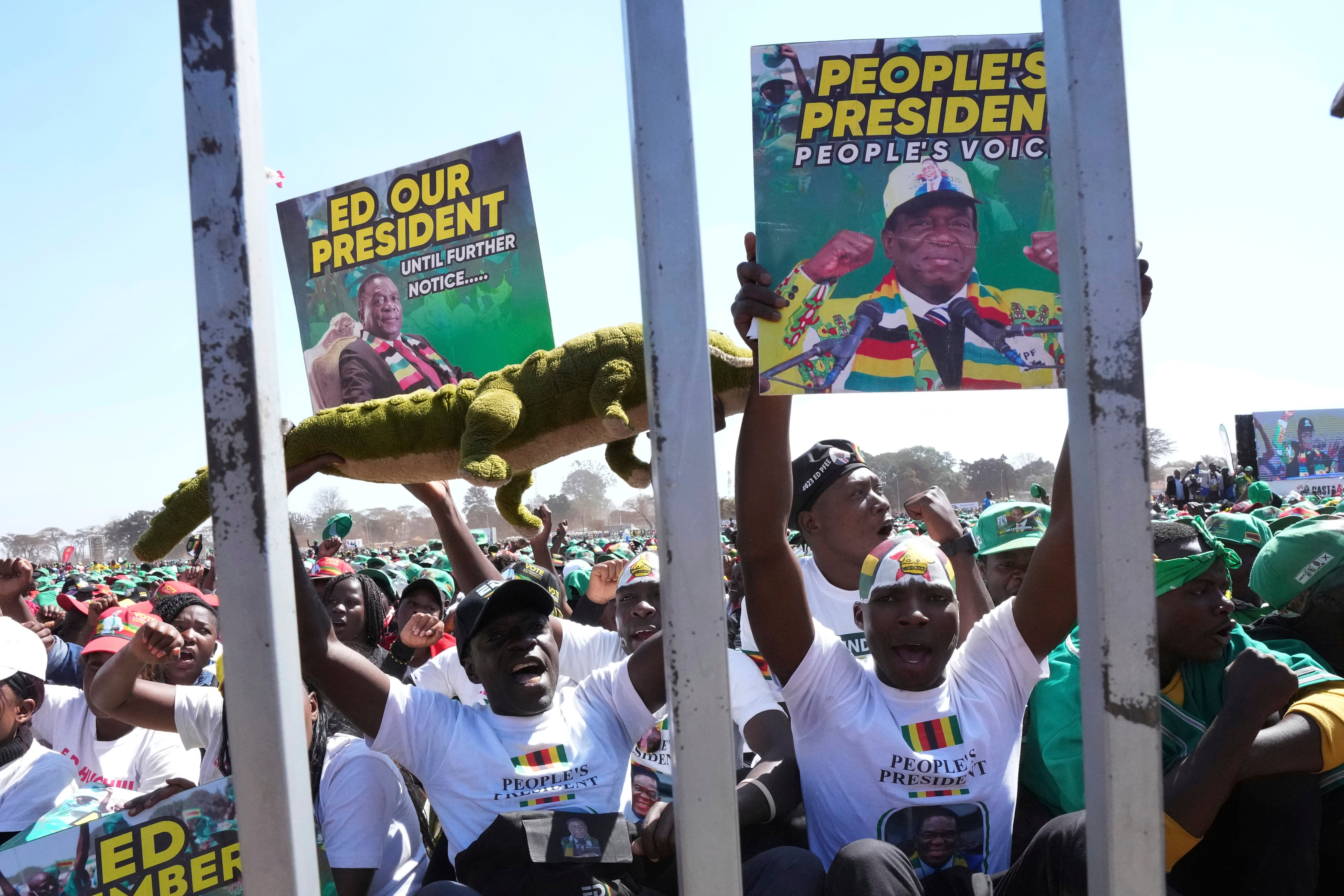 Zimbabwe President Rallly