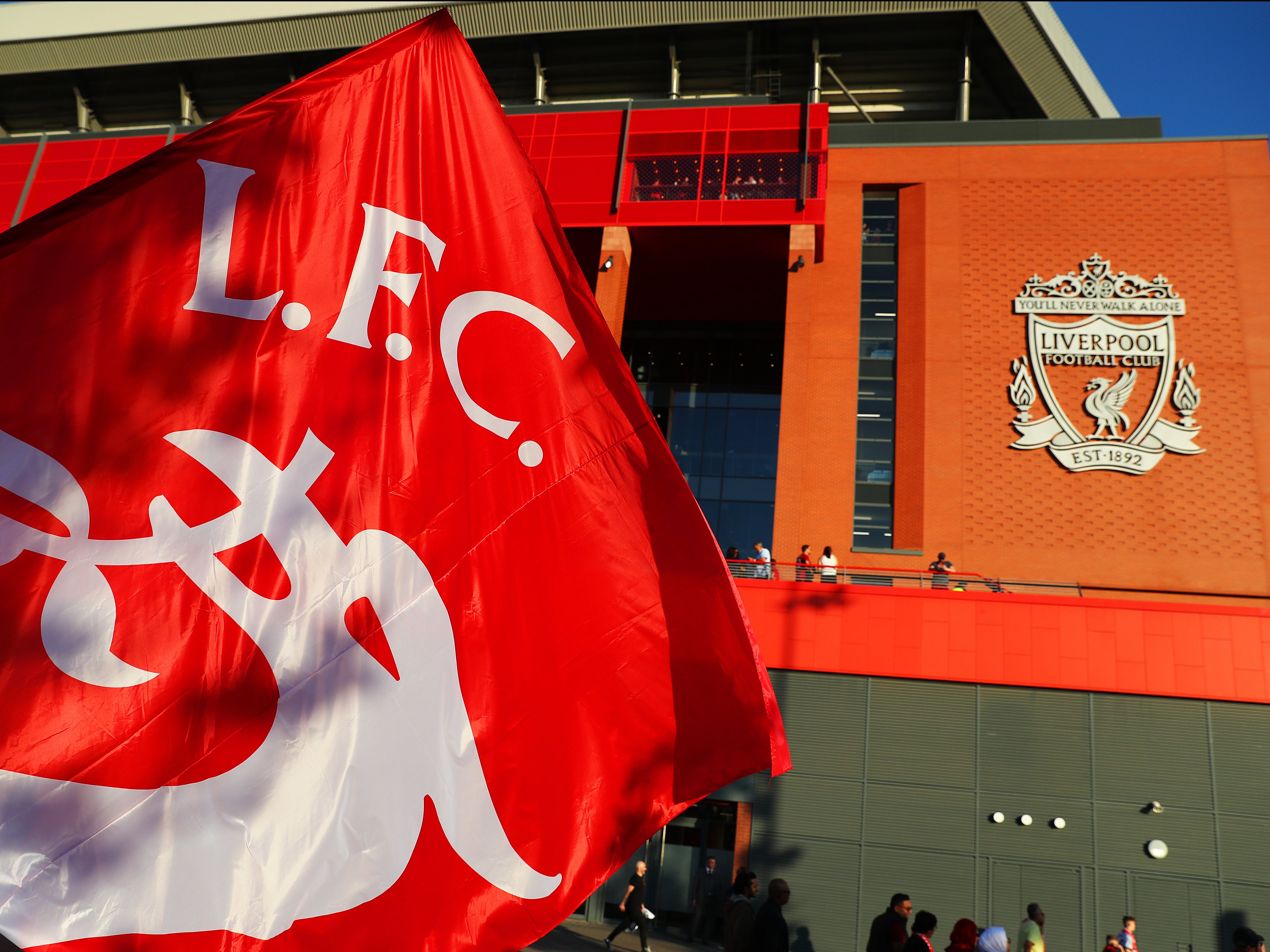 Anfield, home ground of Liverpool