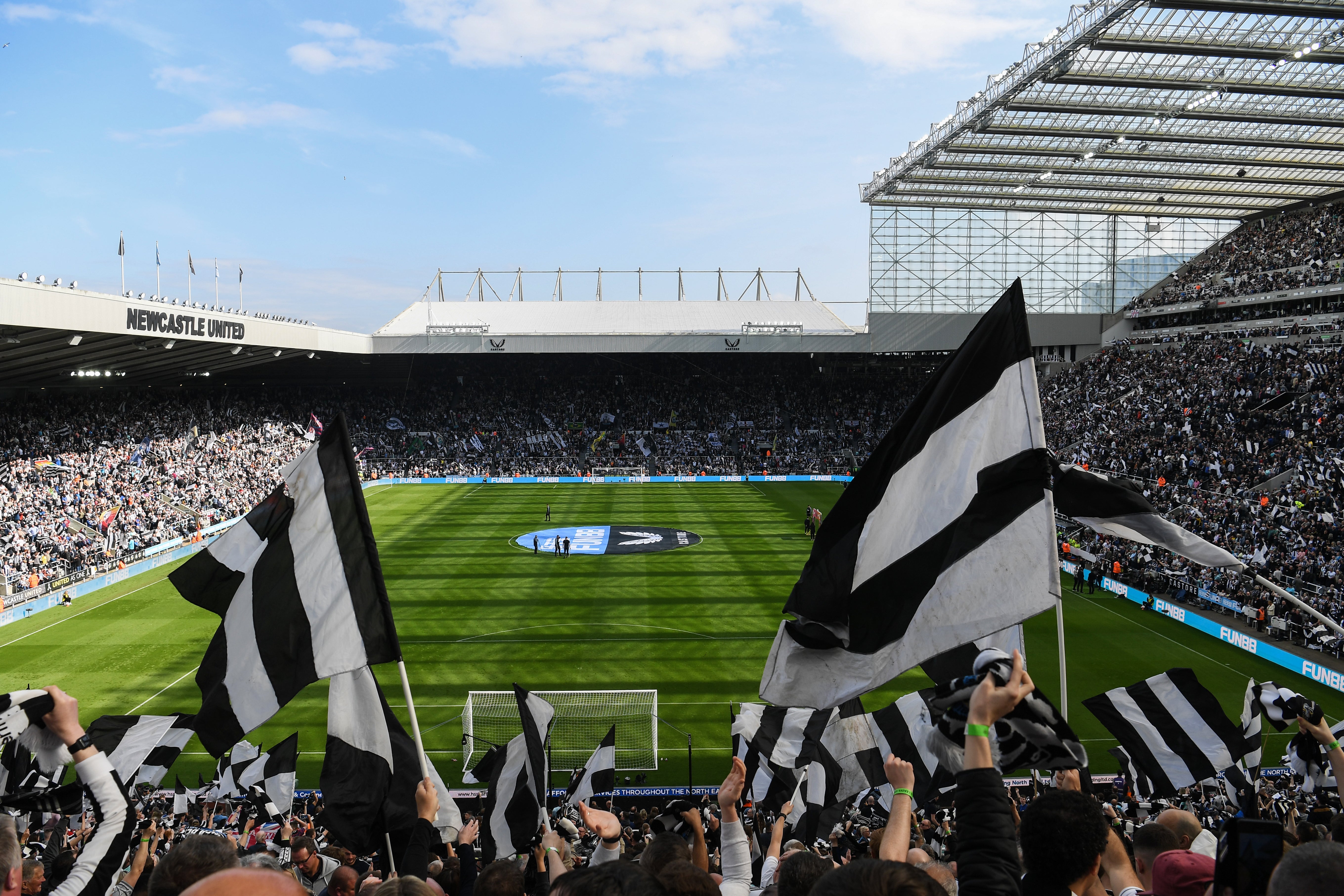 St. James’ Park, home of Newcastle United Football Club