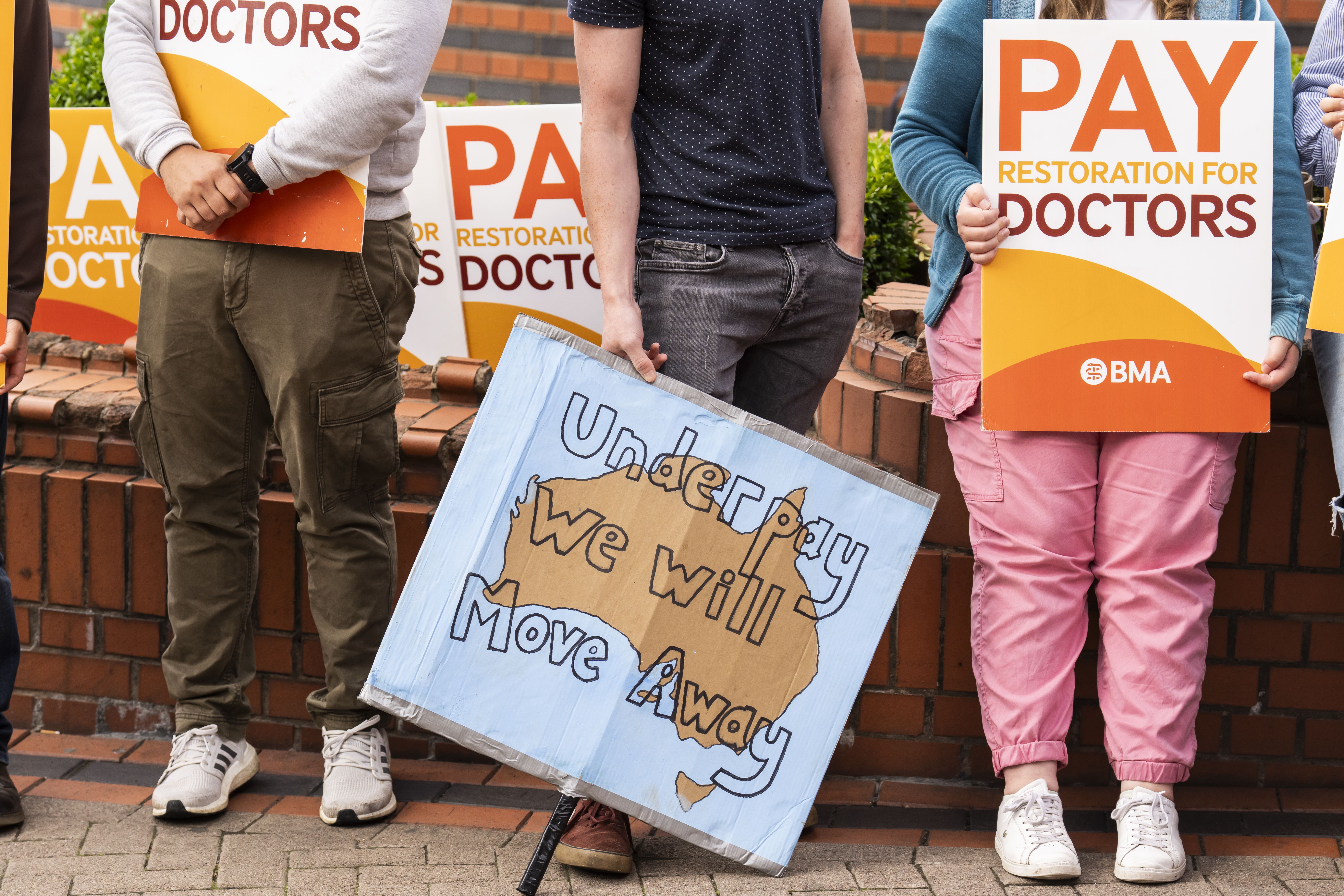 Junior doctors have described why they are striking so soon into their careers (Danny Lawson/PA)