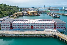 Migrants on Bibby Stockholm ‘fear for health’ after drinking water on barge amid Legionnaires’ scare