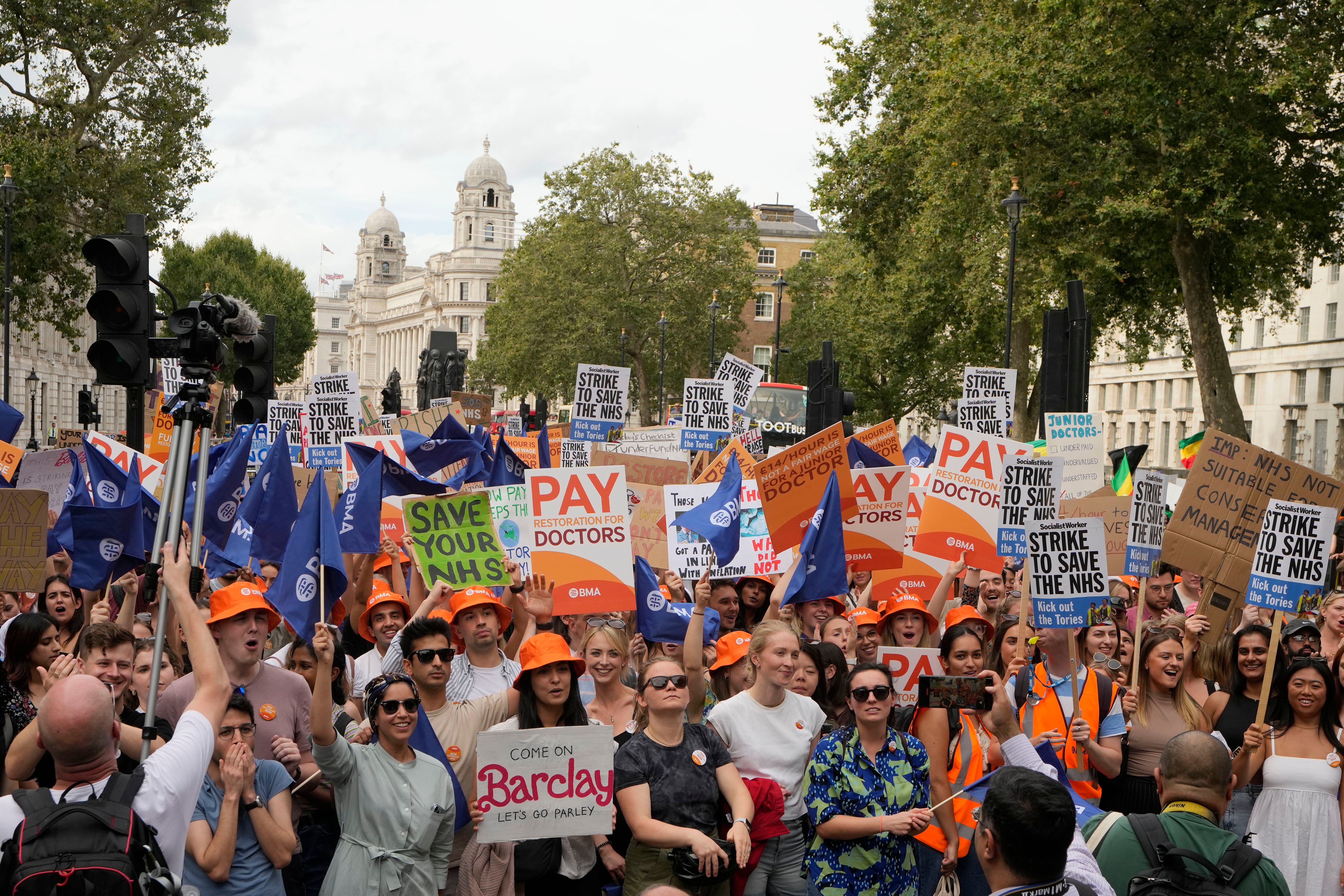 Britain Doctors Strike