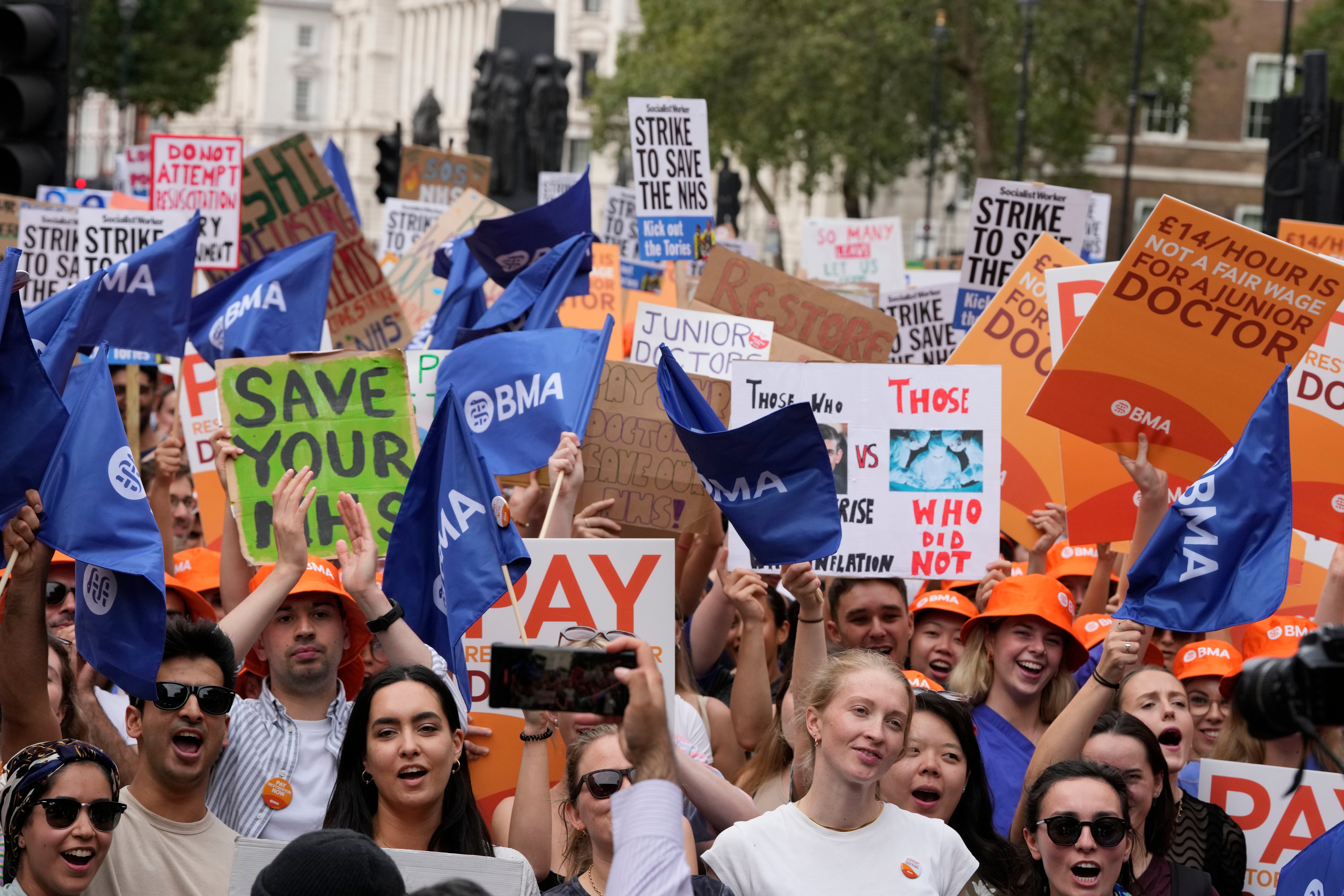 Britain Doctors Strike