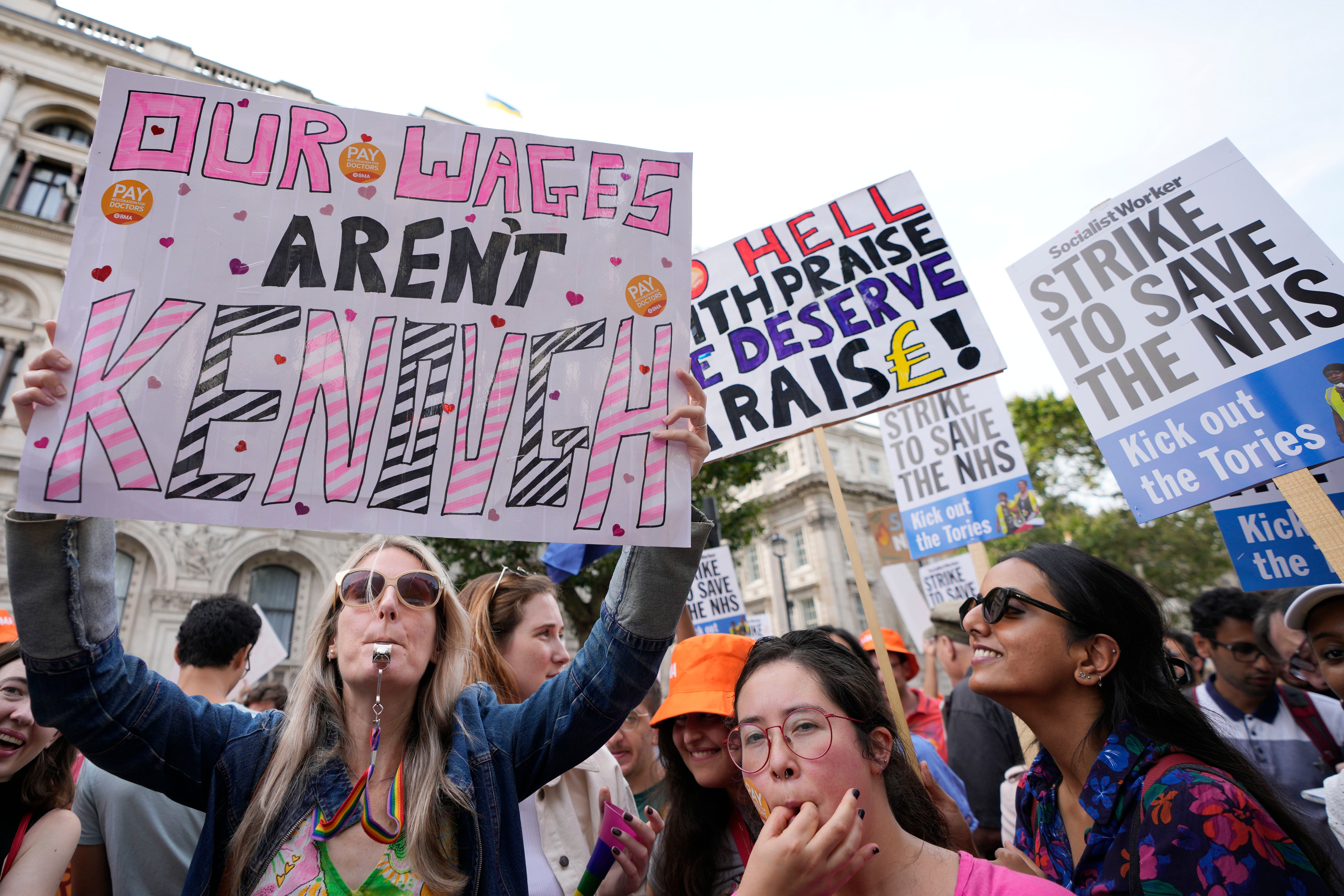 Britain Doctors Strike