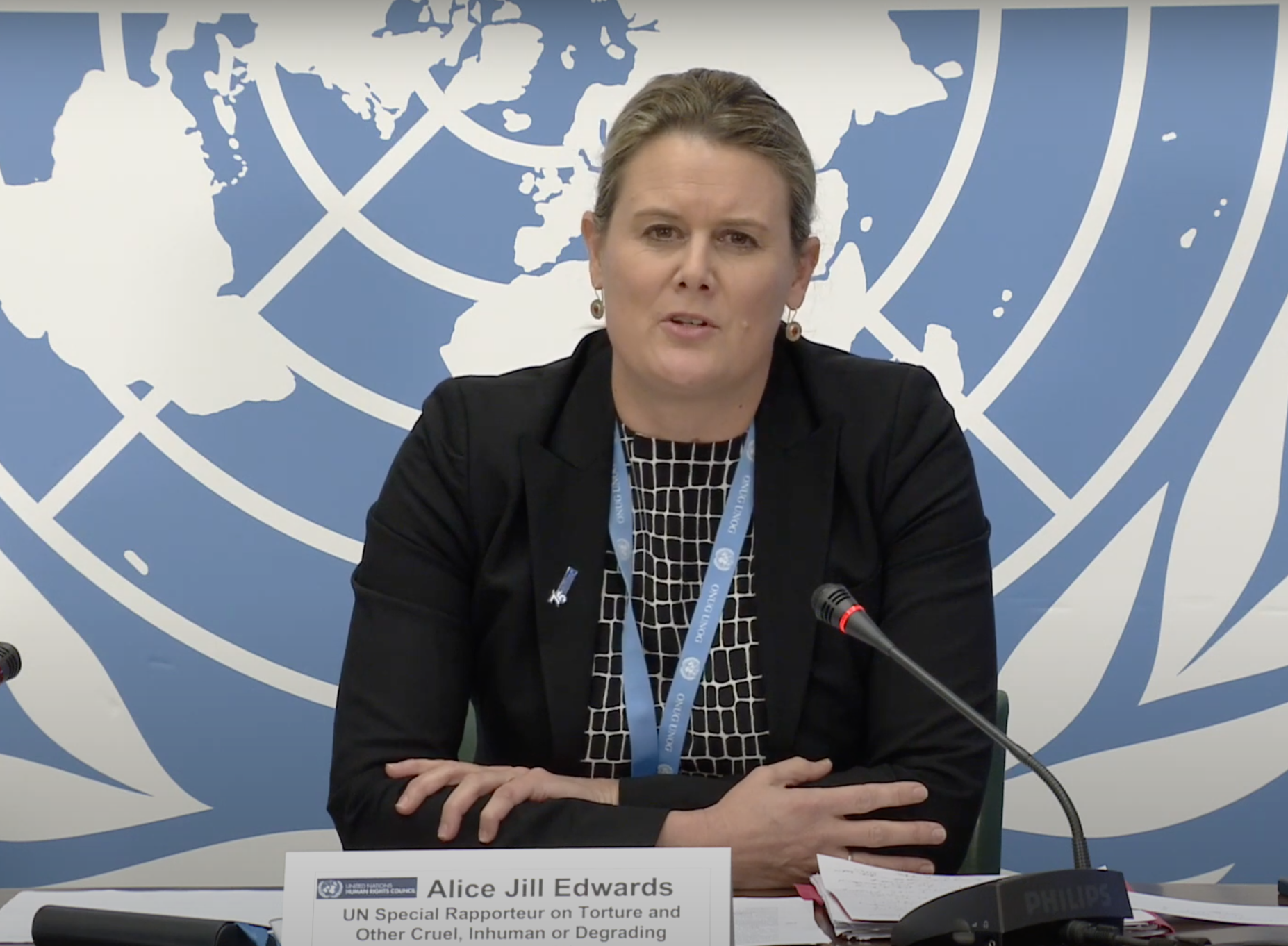 Dr Alice Jill Edwards assumed the post of UN special rapporteur on torture last August