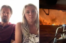 Newlyweds married in Hawaii detail ‘heartbreaking’ escape from Maui wildfires
