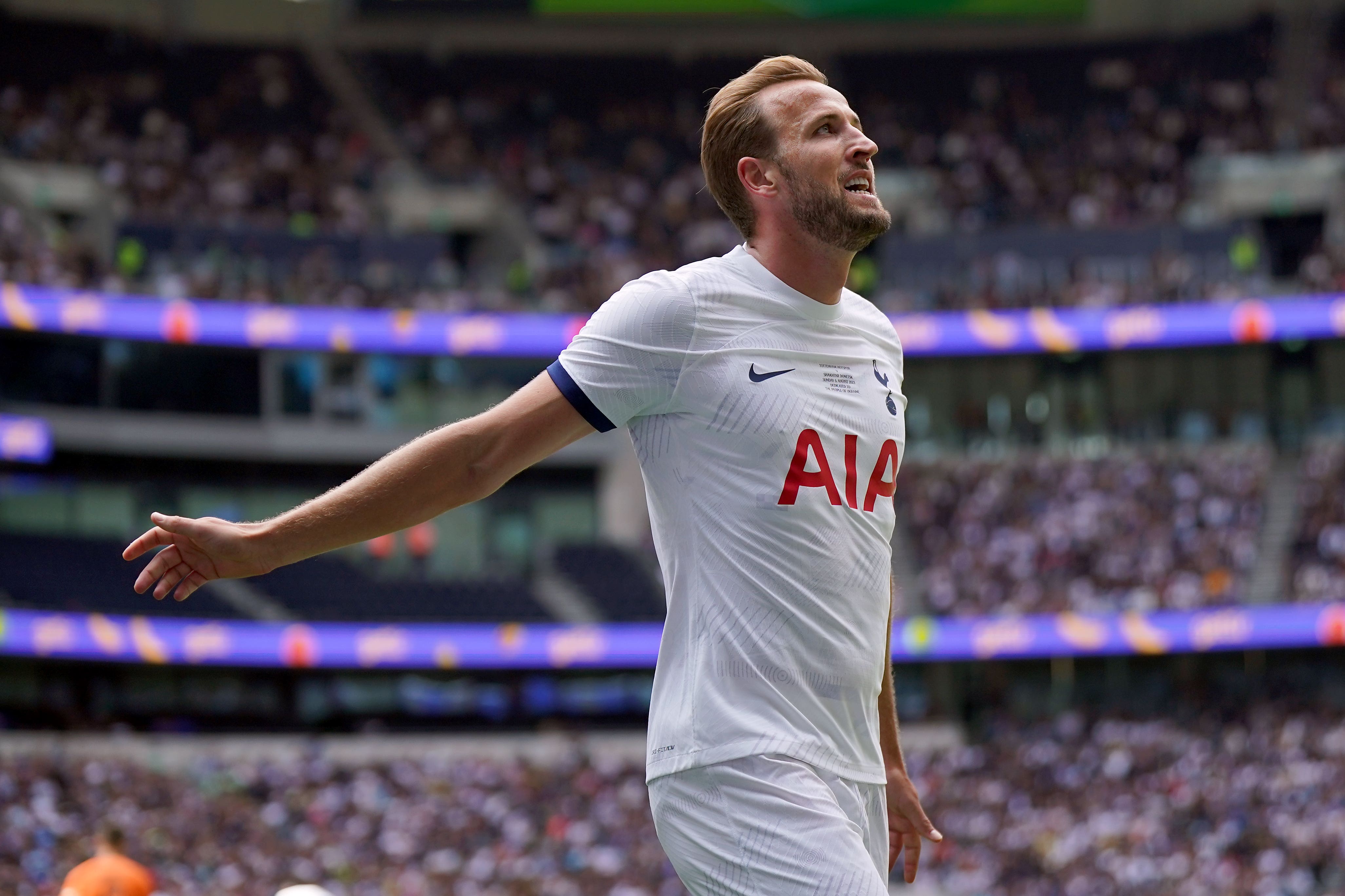 Harry Kane has made a £100m move from Tottenham to Bayern Munich (Yui Mok/PA)